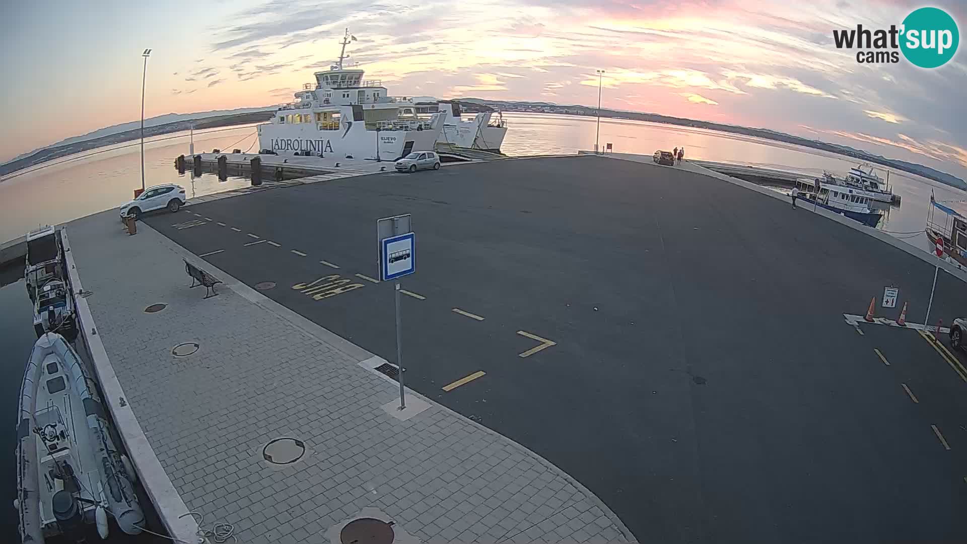 Tkon Live cam – ferry – Dalmatia – Croatia
