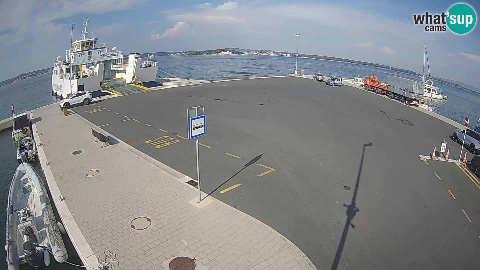 Tkon Live cam – ferry – Dalmatia – Croatia
