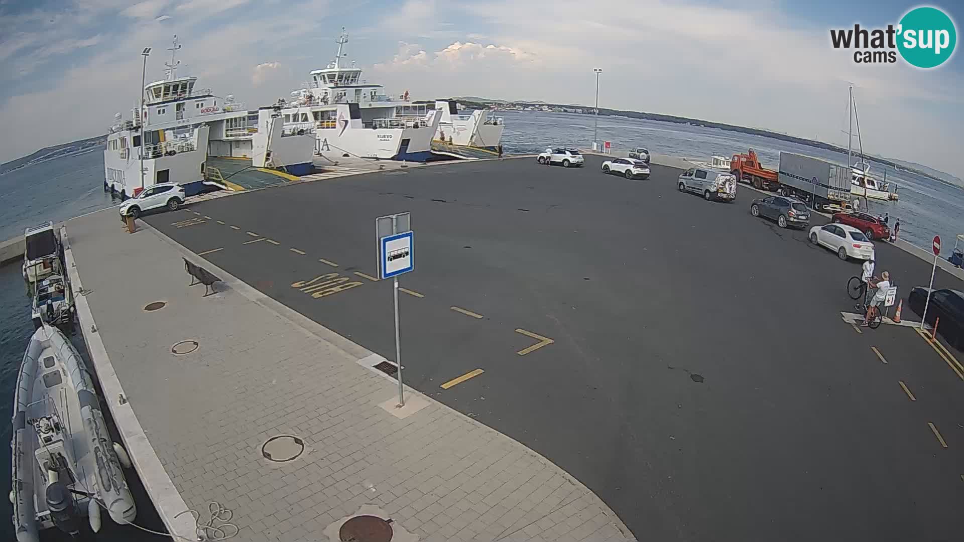 Tkon Live cam – traghetto – Dalmazia – Croazia