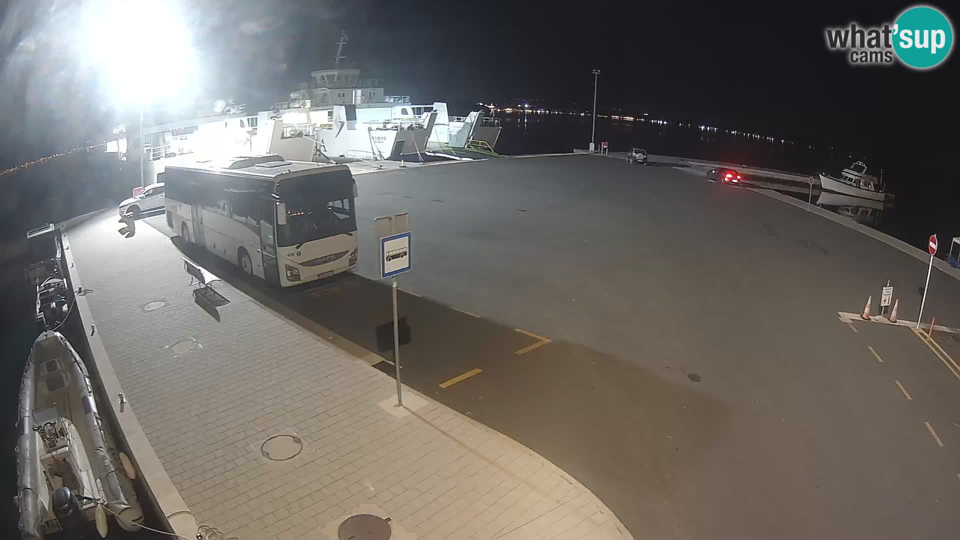 Tkon Live cam – ferry – Dalmatie – Croatie