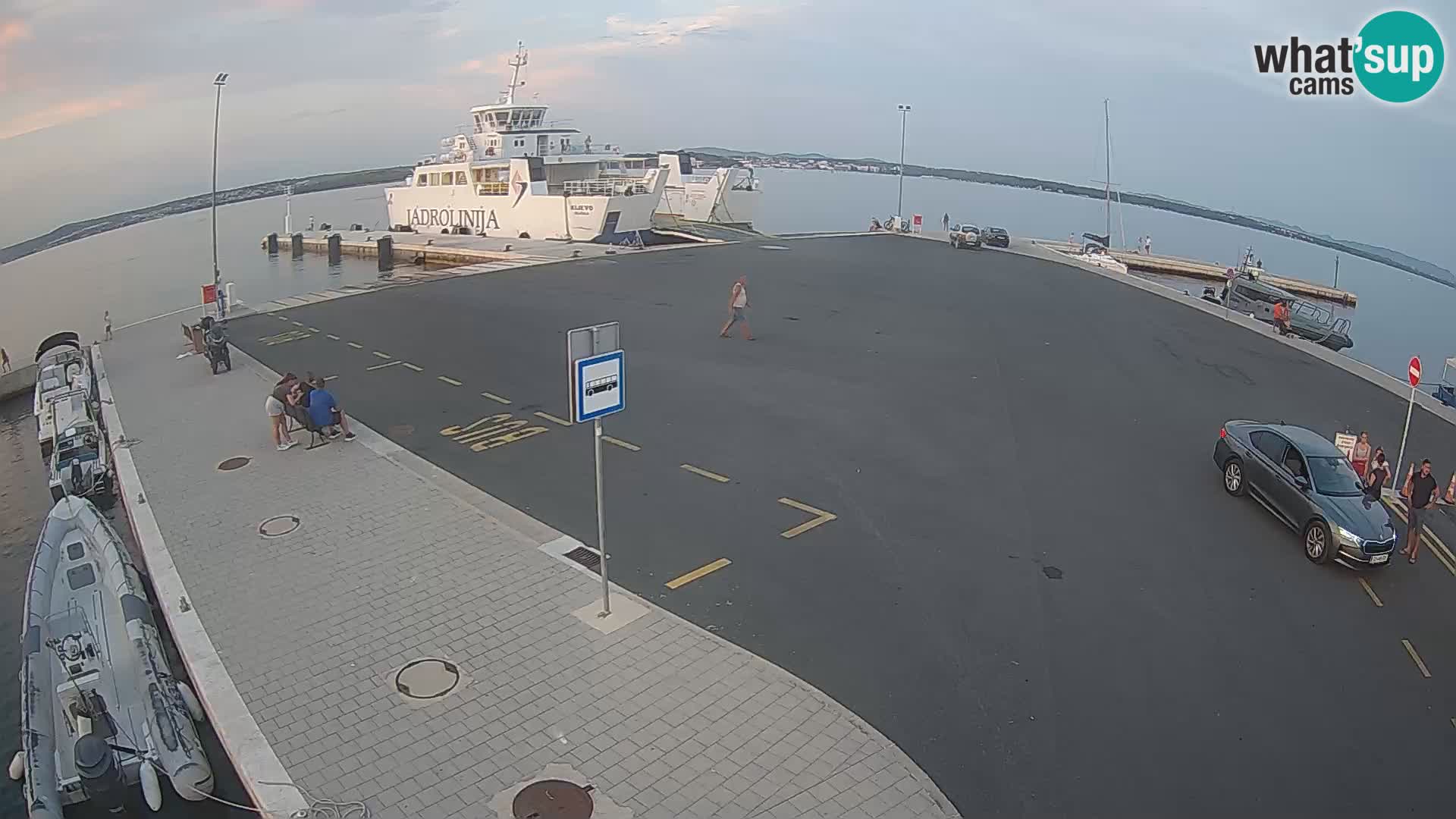 Tkon Live cam – traghetto – Dalmazia – Croazia