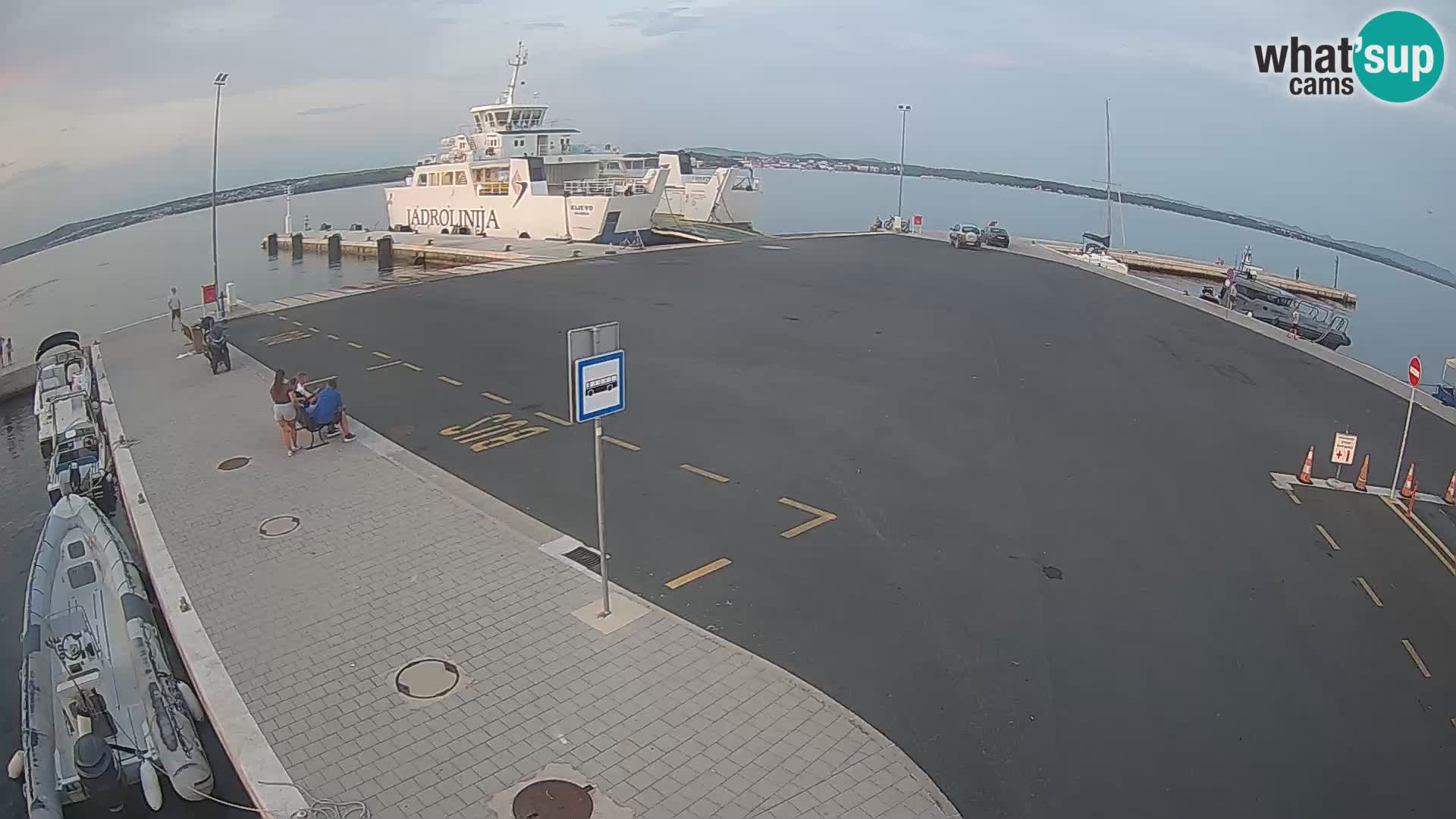 Tkon Live cam – ferry – Dalmatia – Croatia