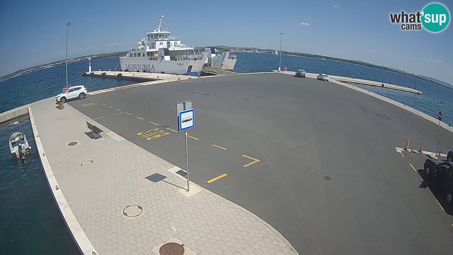 Tkon Live cam – ferry – Dalmatia – Croatia