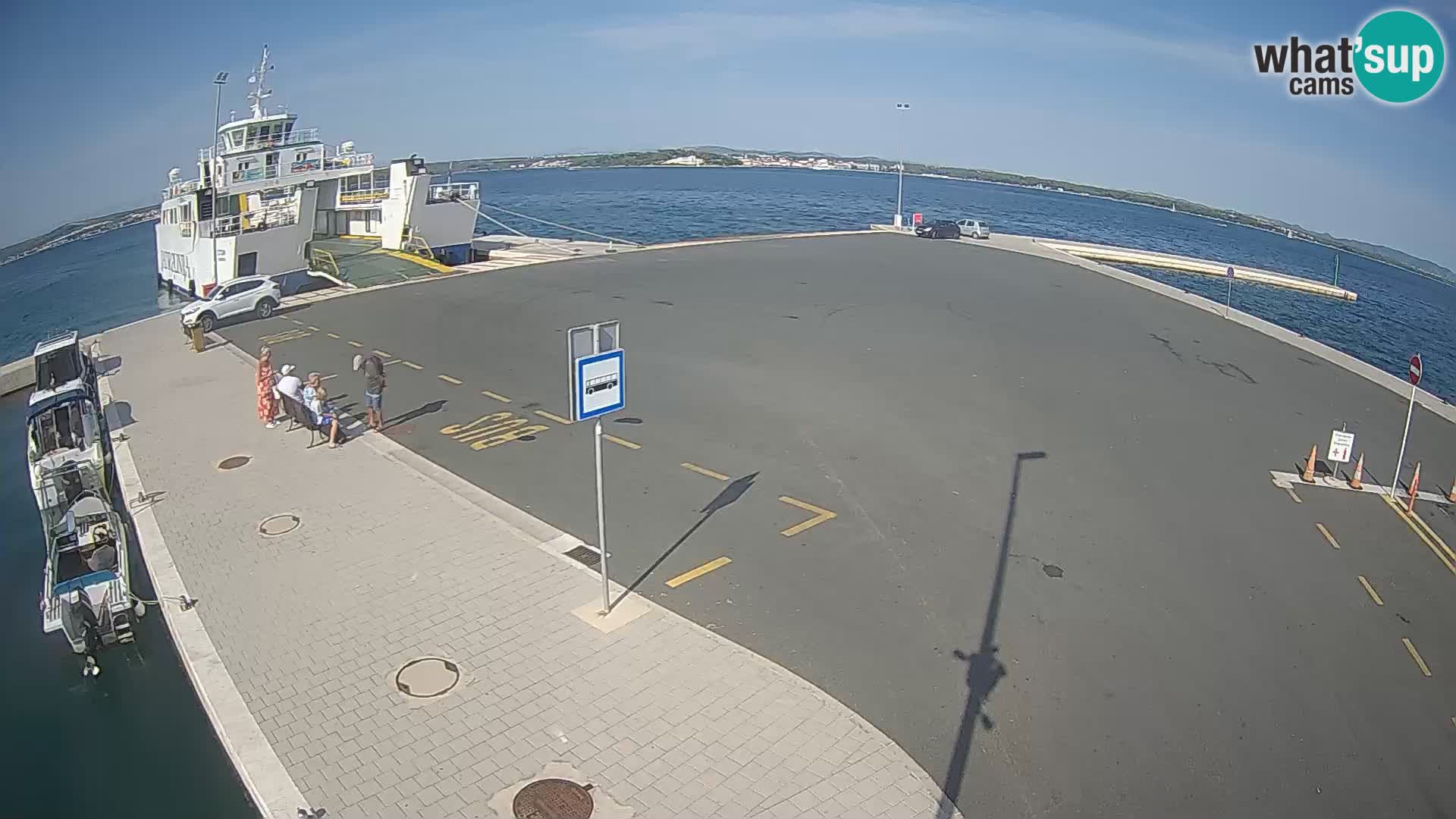 Tkon Live cam – ferry – Dalmatia – Croatia