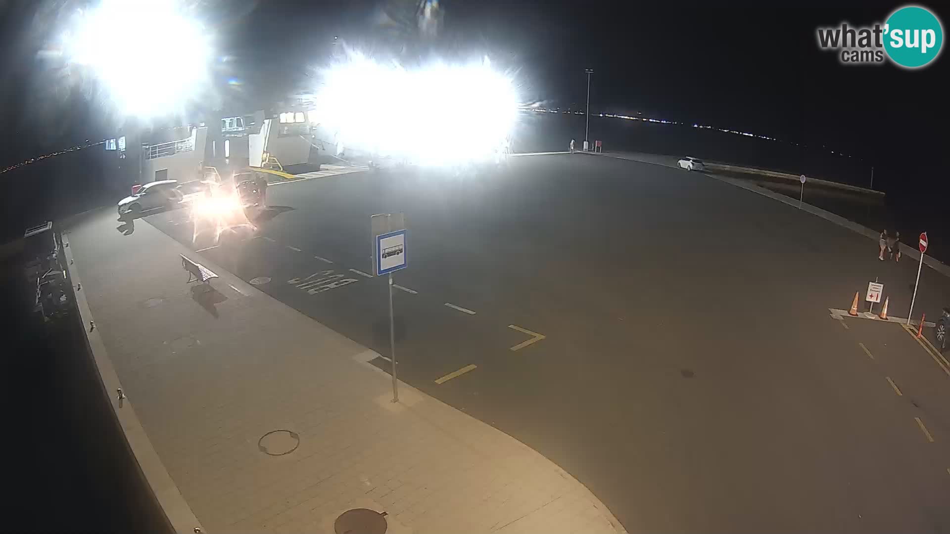 Tkon v živo – trajekt – Dalmacija – Hrvaška