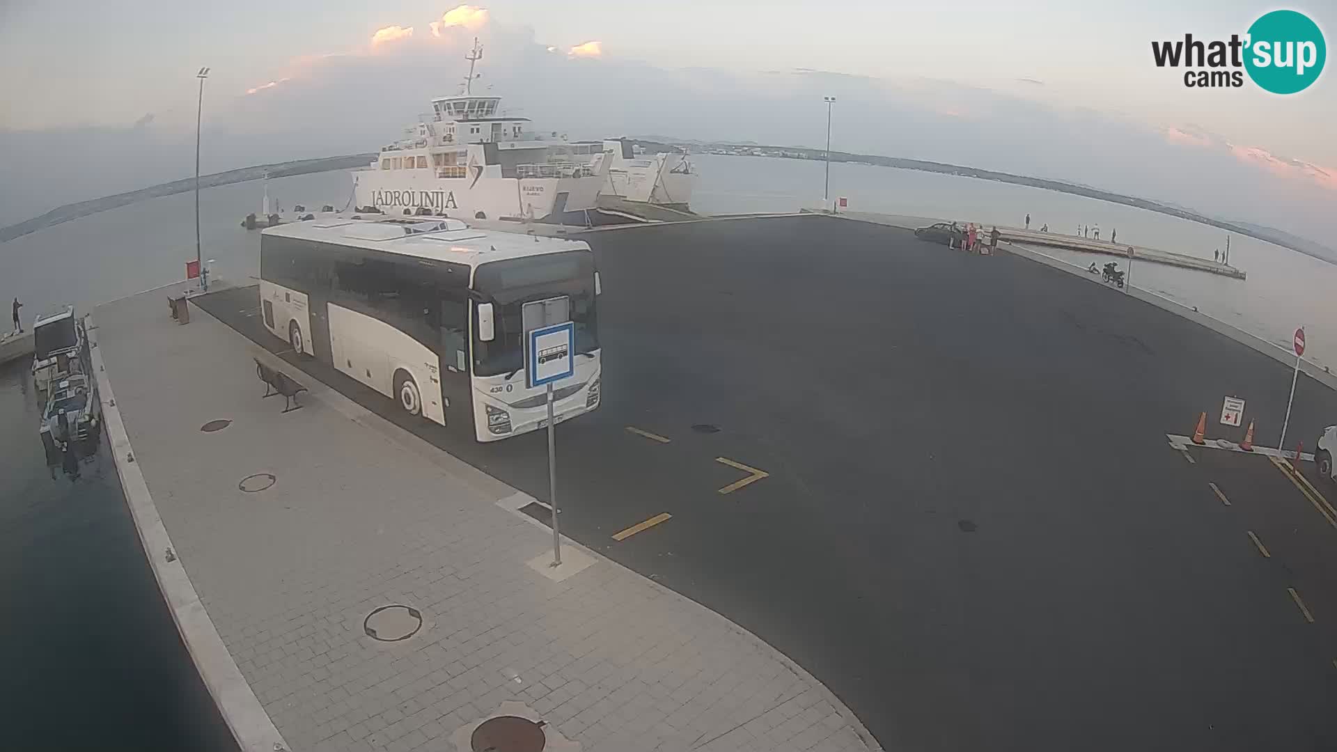 Tkon Live cam – ferry – Dalmatia – Croatia