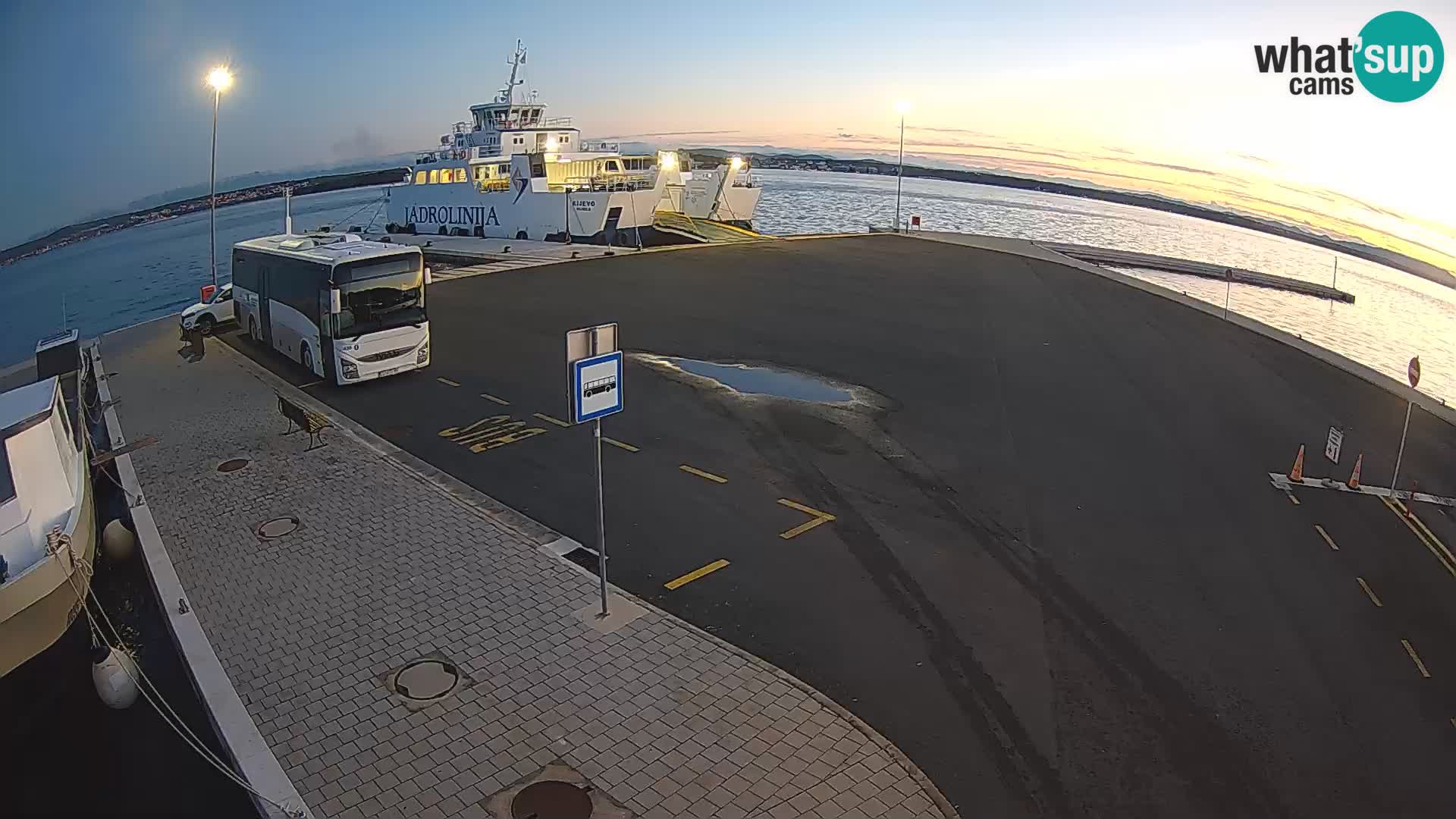 Tkon camera en vivo – Transportar – Dalmacia – Croacia