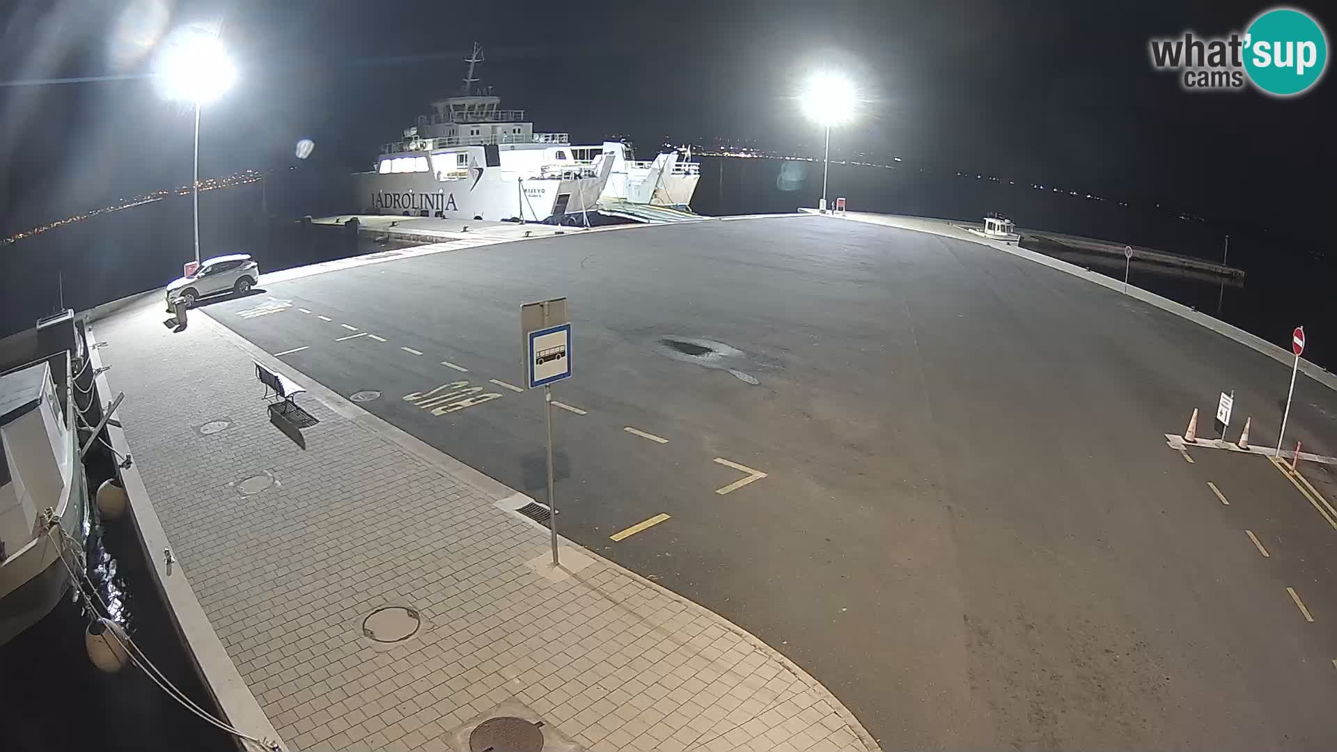 Tkon v živo – trajekt – Dalmacija – Hrvaška