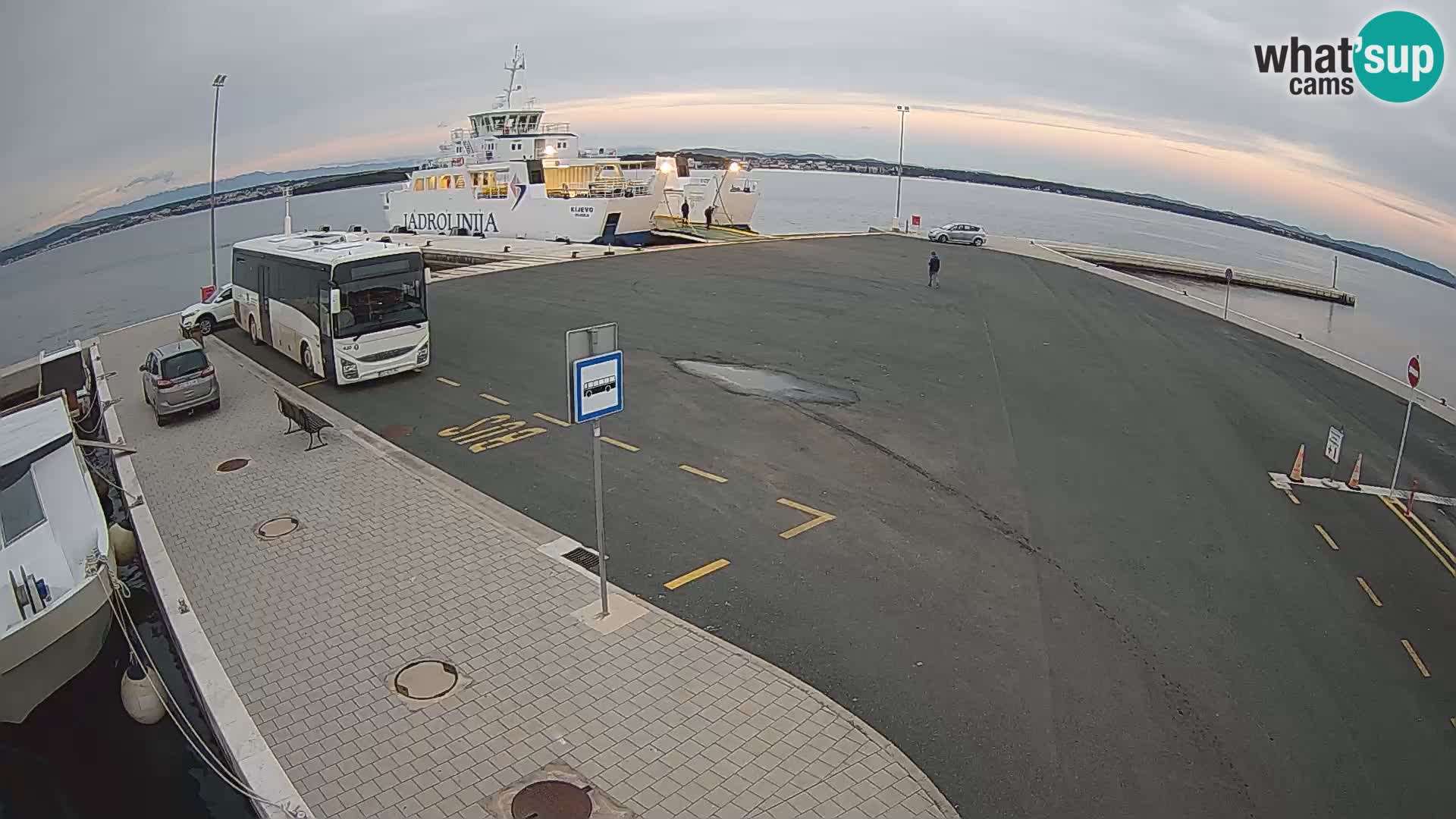 Tkon Live cam – ferry – Dalmatia – Croatia