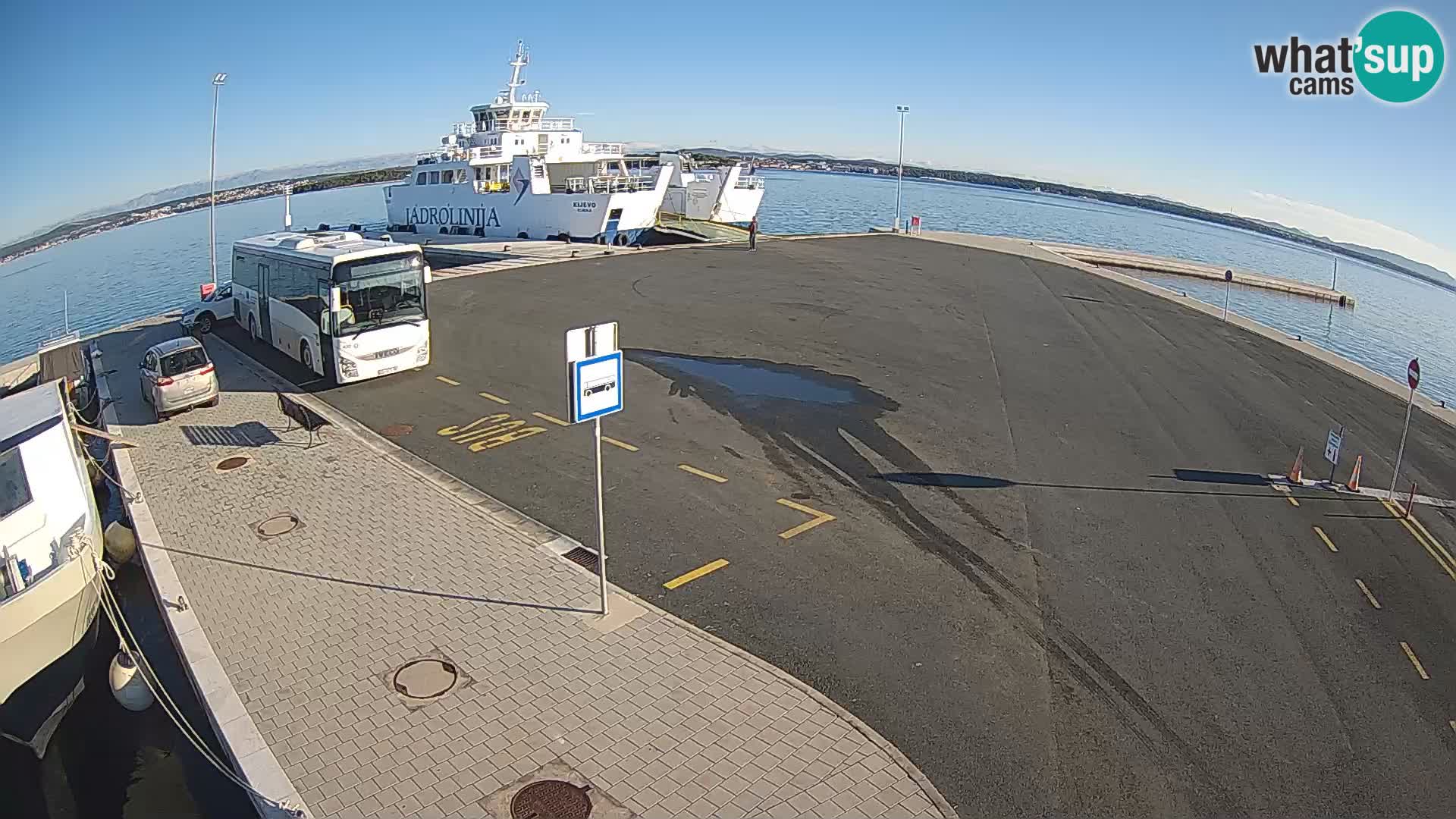 Tkon Live cam – Fähre – Dalmatien – Kroatien