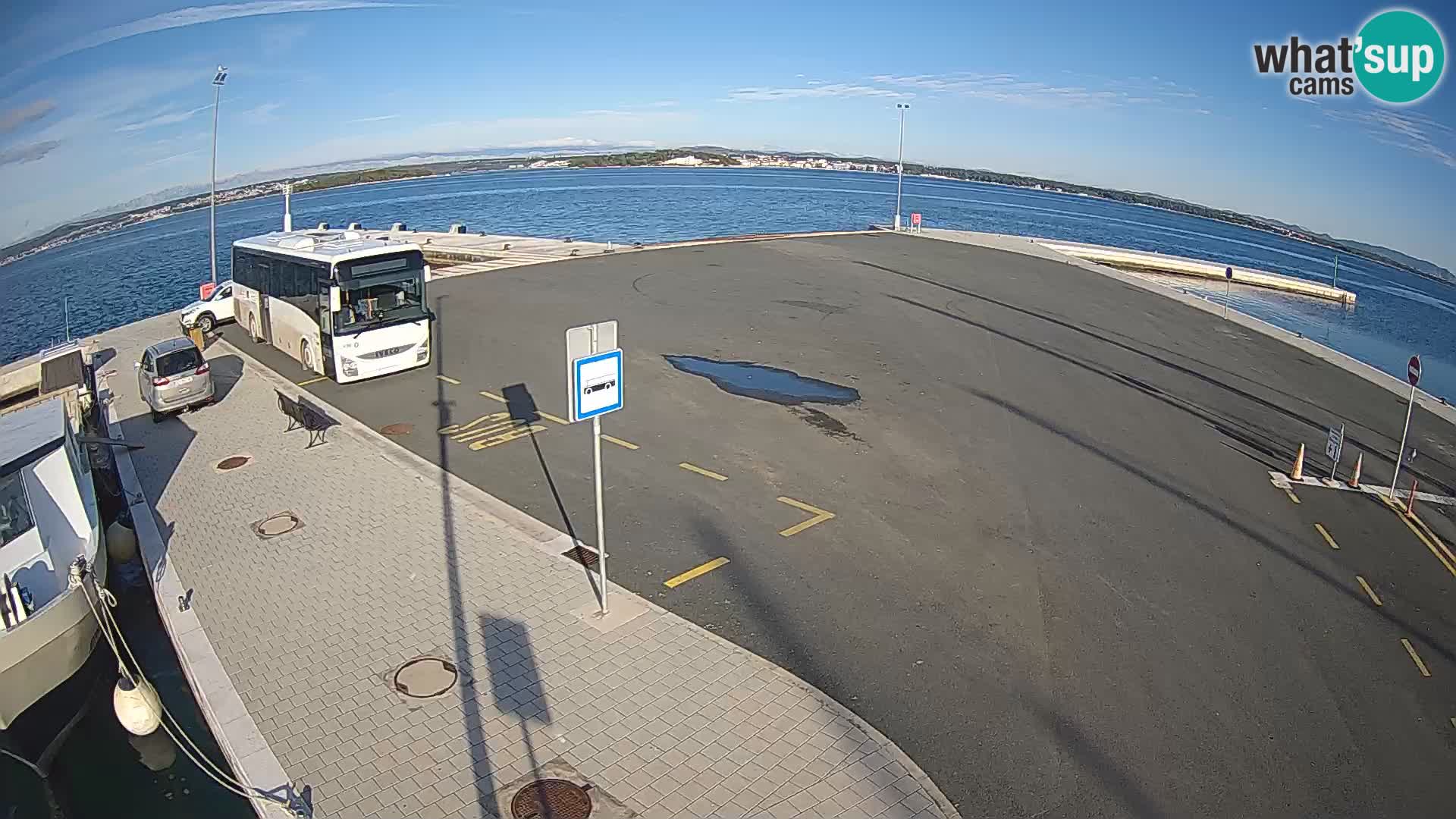 Tkon Live cam – traghetto – Dalmazia – Croazia