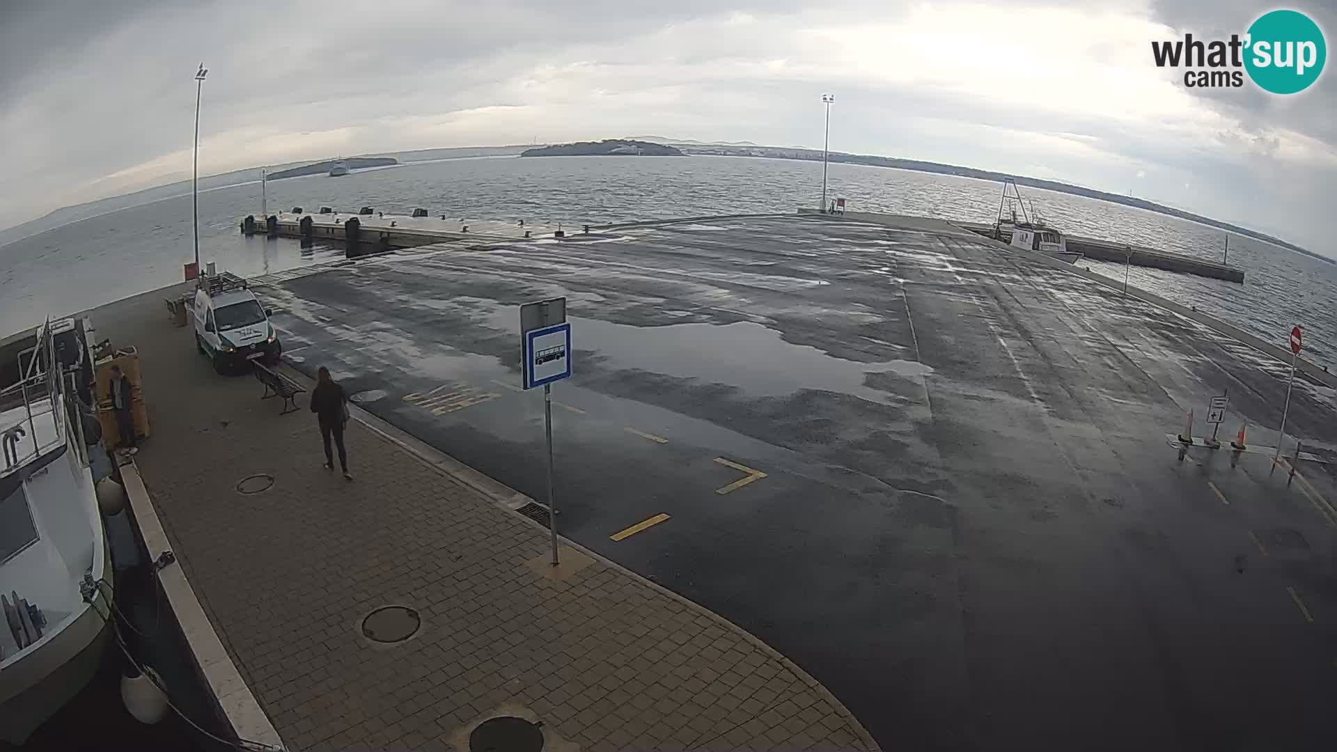 Tkon Live cam – ferry – Dalmatia – Croatia