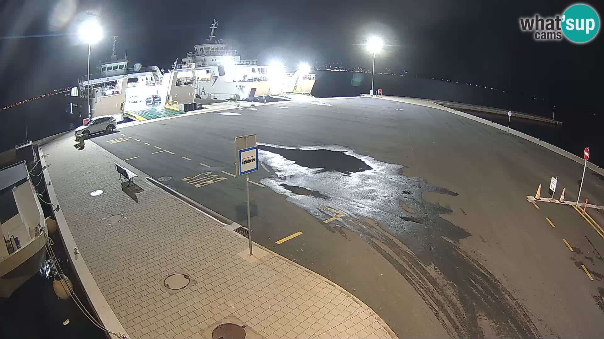 Tkon Live cam – ferry – Dalmatie – Croatie