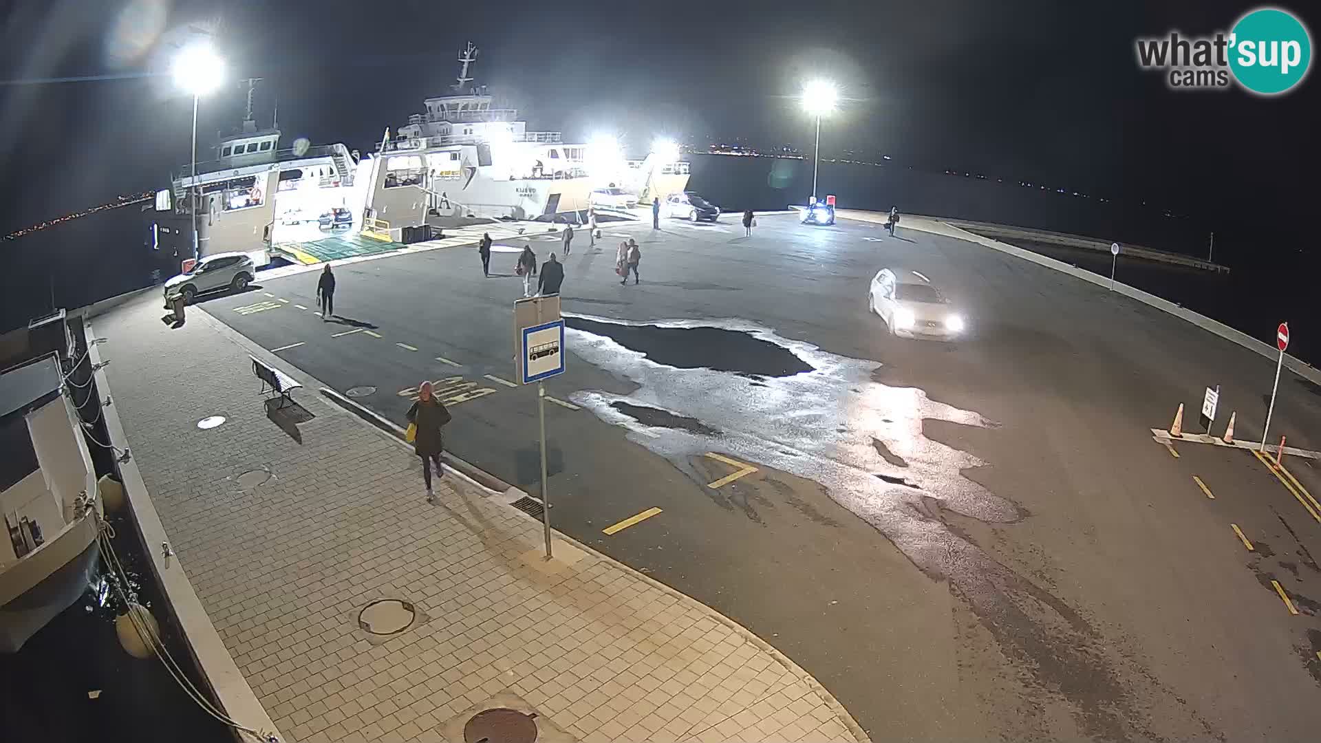 Tkon Live cam – ferry – Dalmatie – Croatie