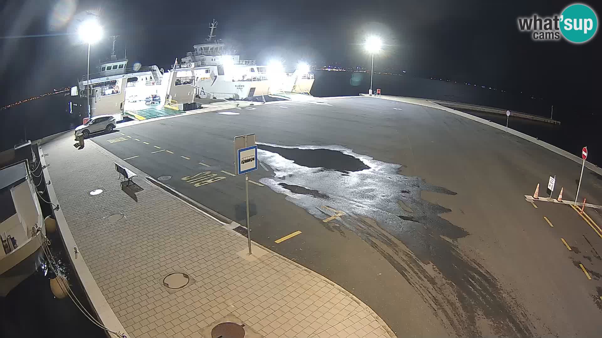 Tkon Live cam – ferry – Dalmatie – Croatie