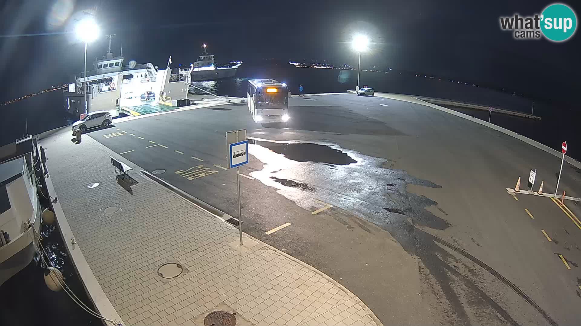 Tkon v živo – trajekt – Dalmacija – Hrvaška