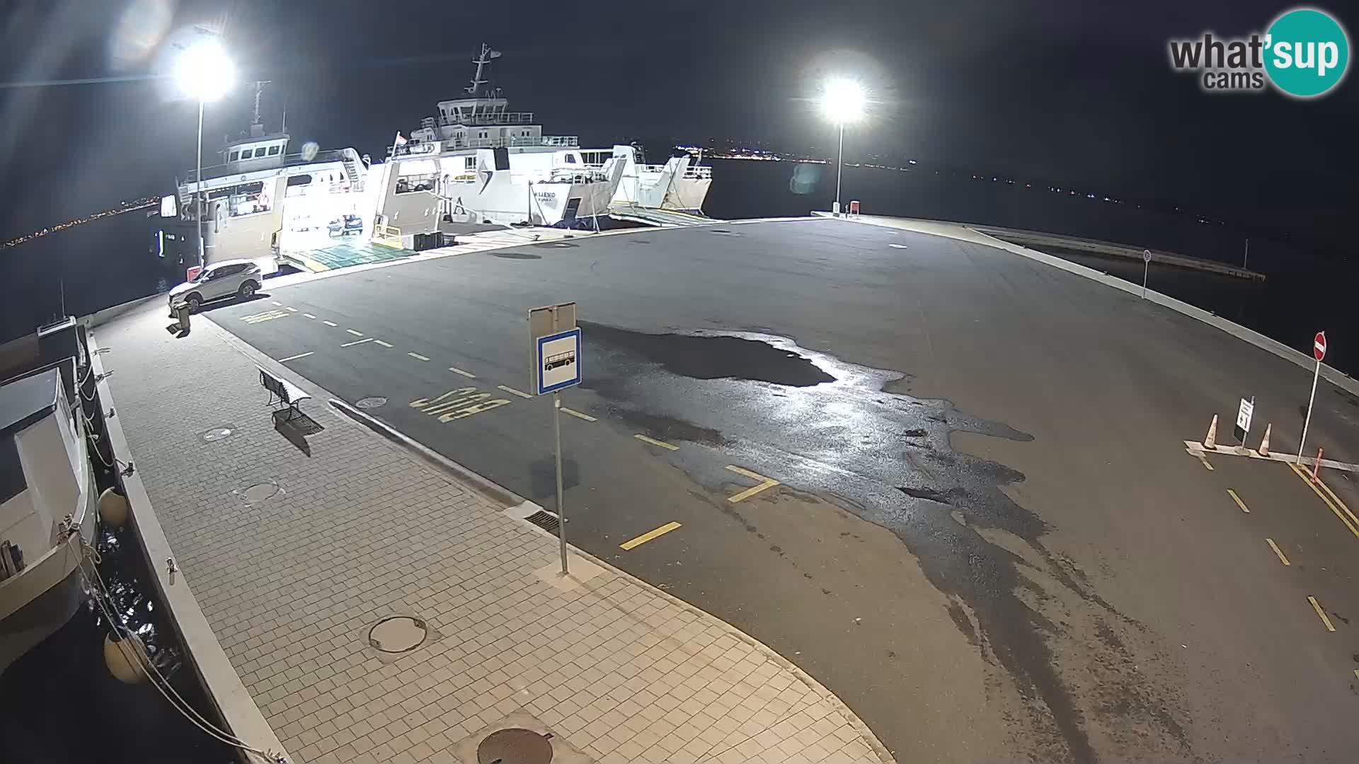 Tkon v živo – trajekt – Dalmacija – Hrvaška