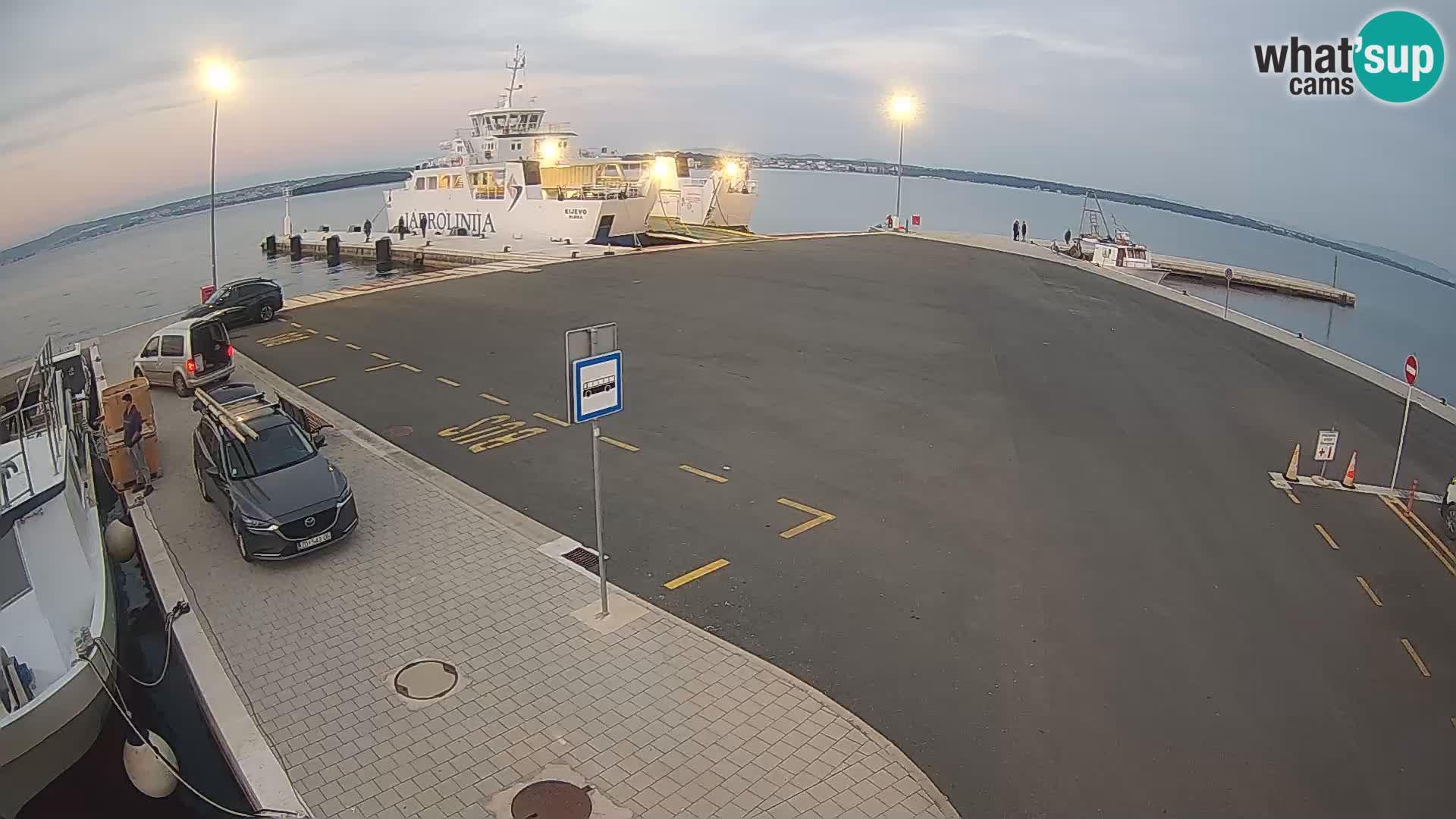 Tkon Live cam – ferry – Dalmatia – Croatia