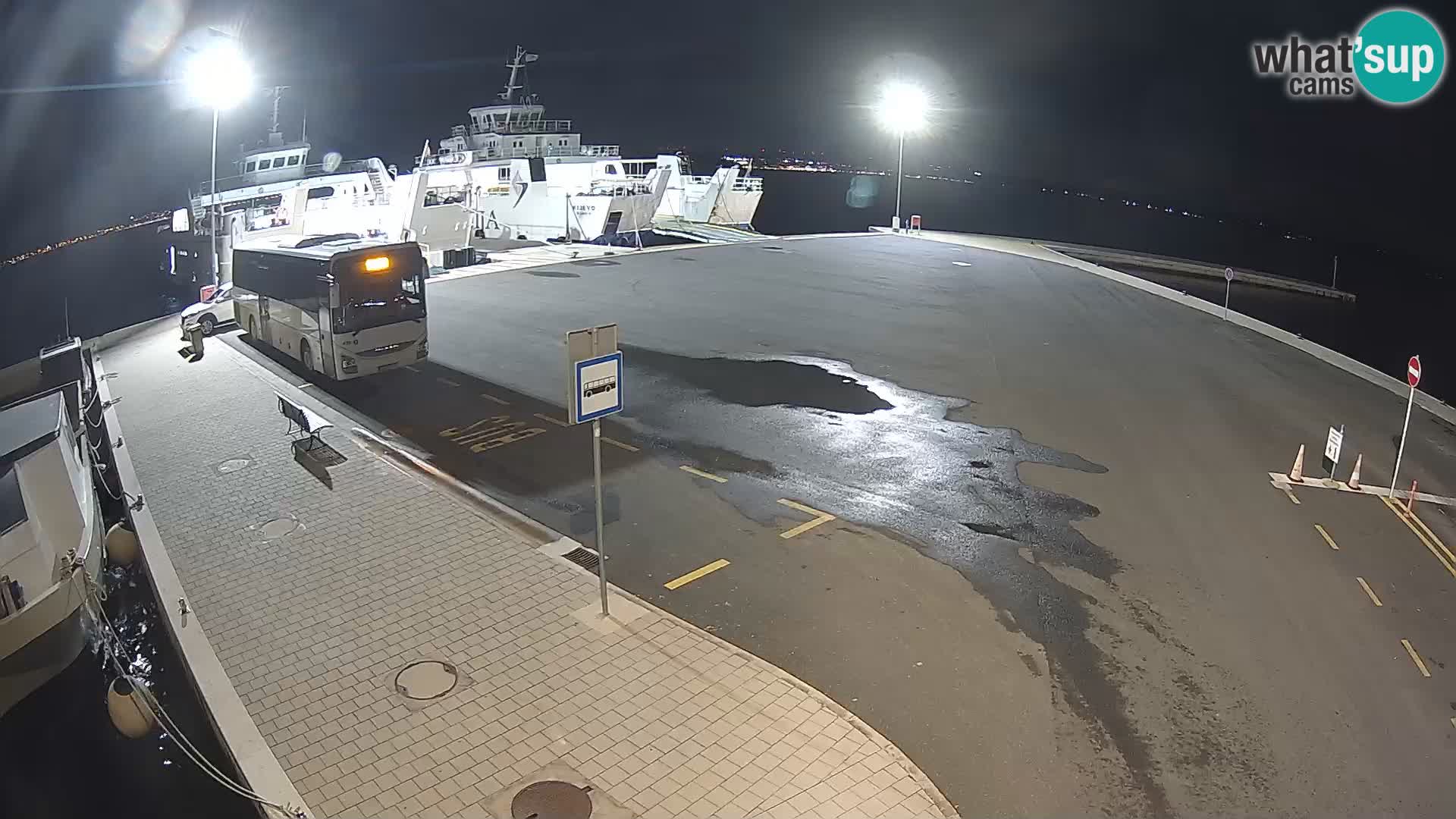 Tkon Live cam – ferry – Dalmatia – Croatia