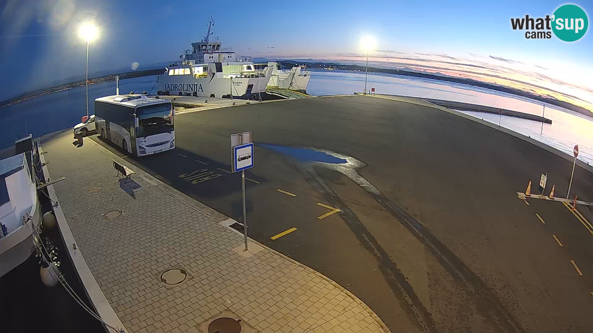 Tkon Live cam – ferry – Dalmatia – Croatia