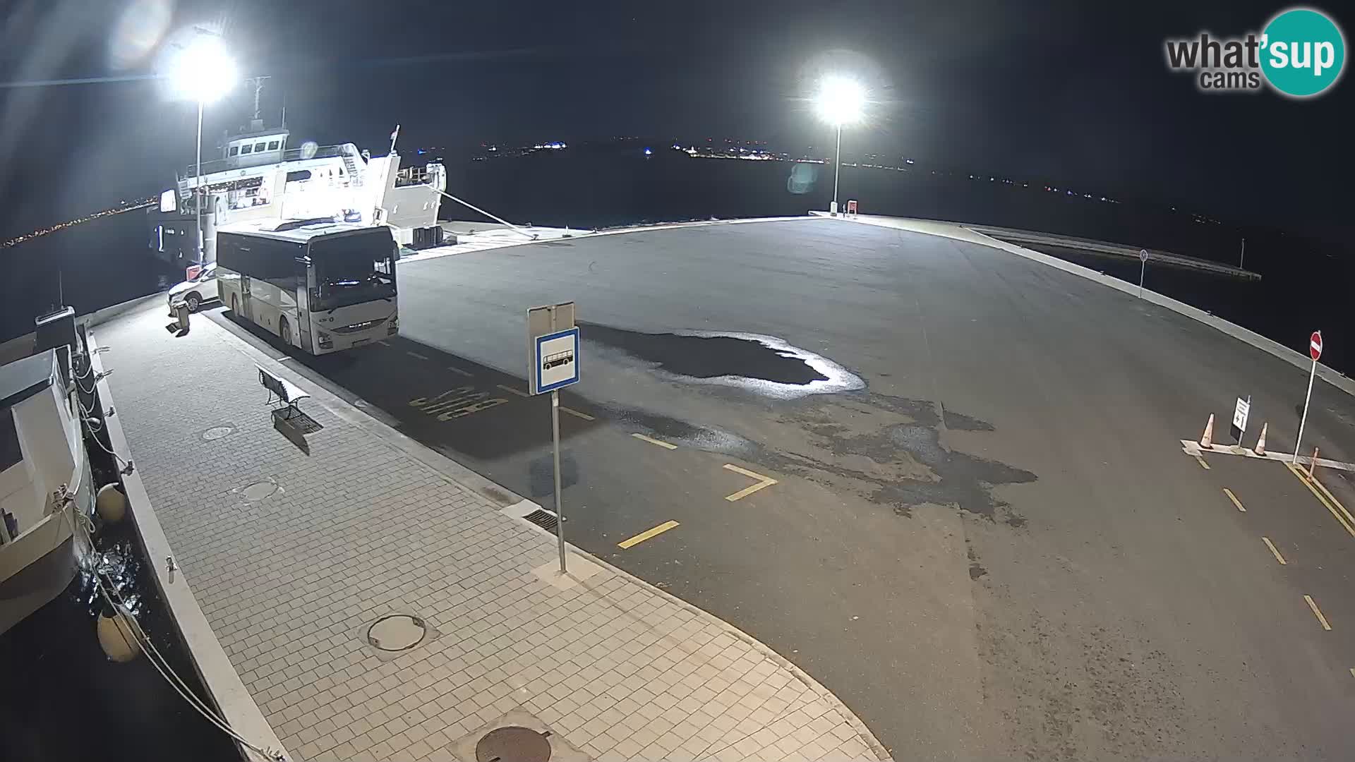 Tkon Live cam – ferry – Dalmatie – Croatie