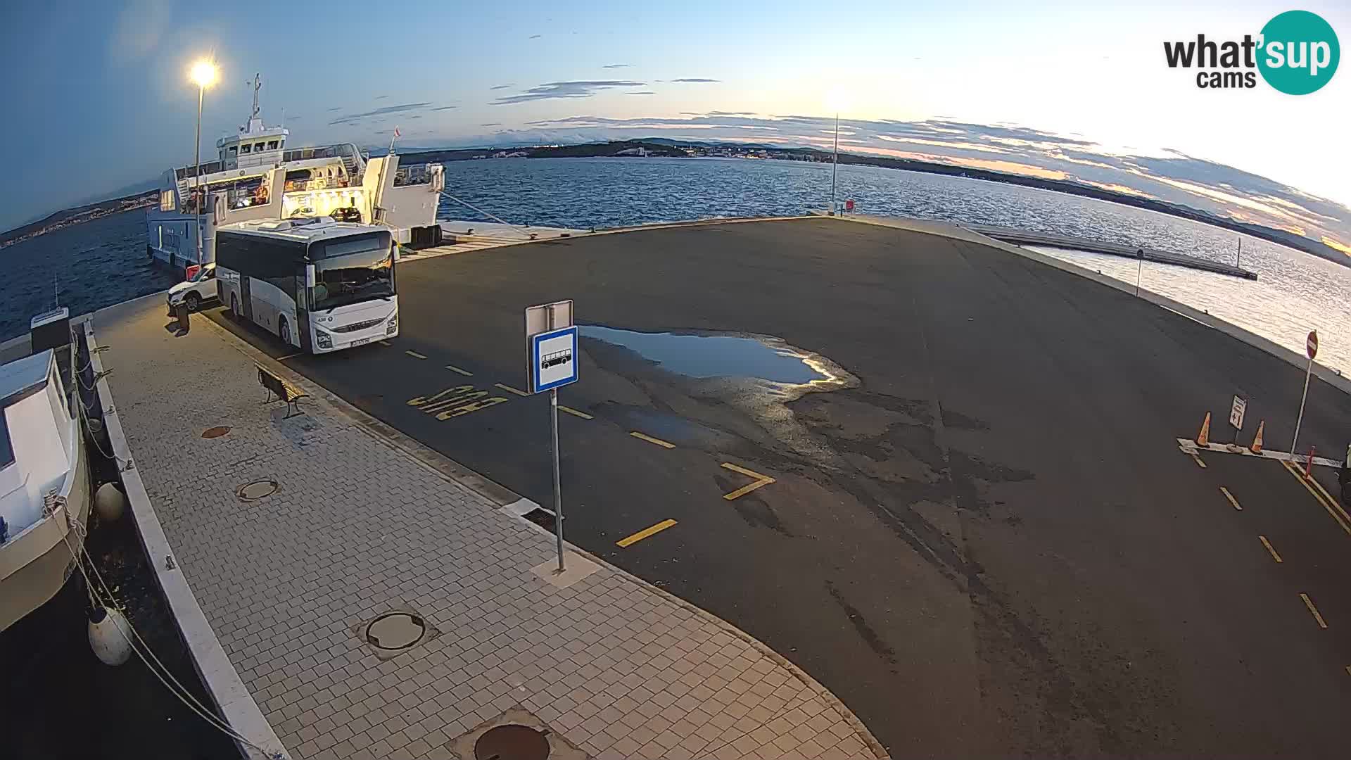 Tkon Live cam – ferry – Dalmatia – Croatia