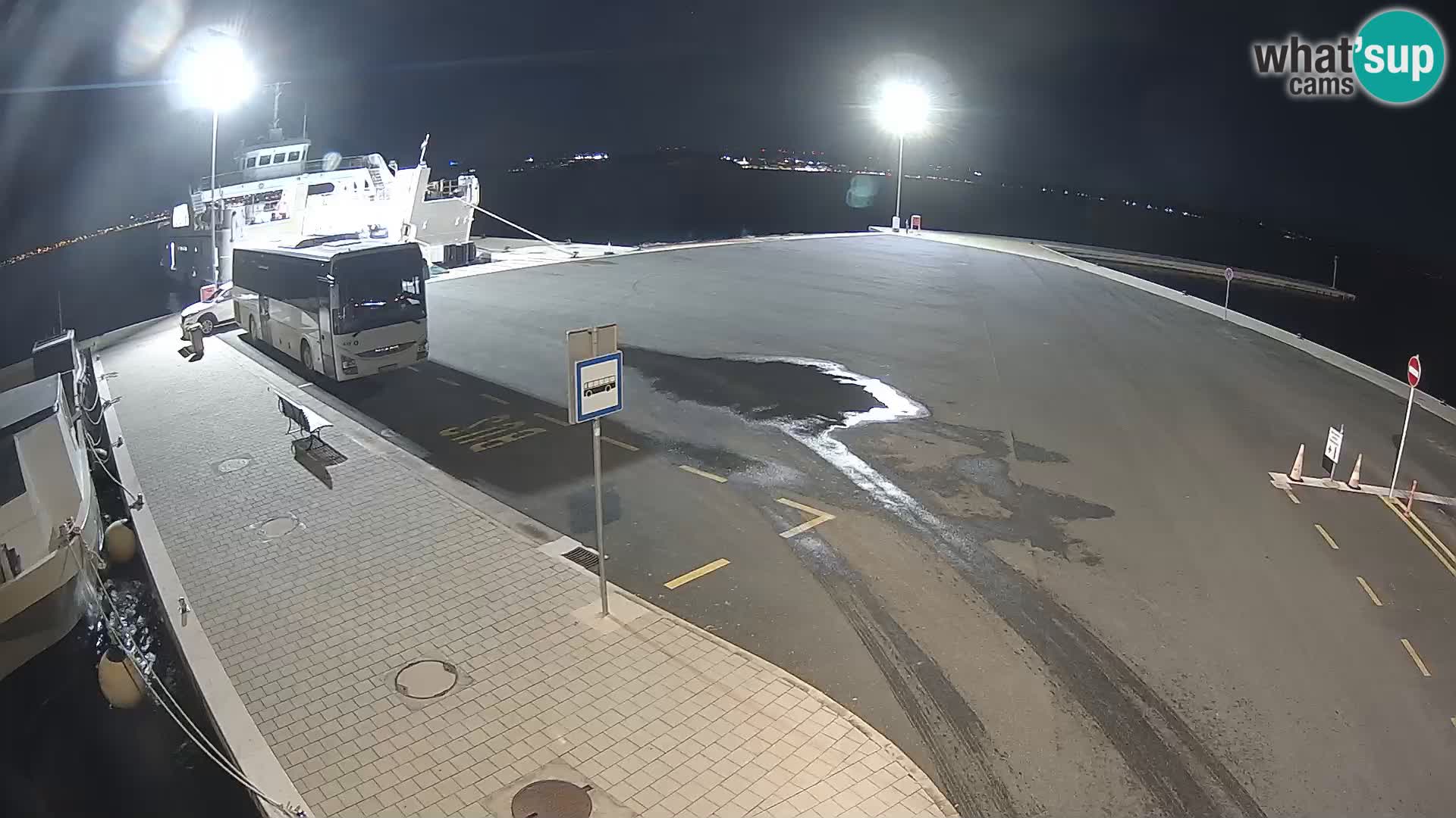 Tkon Live cam – ferry – Dalmatie – Croatie