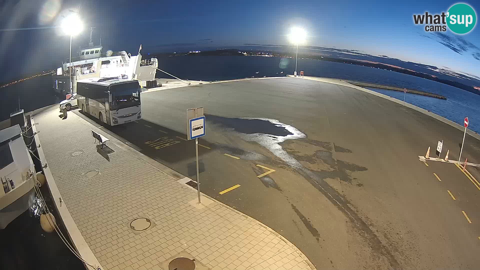 Tkon Live cam – traghetto – Dalmazia – Croazia