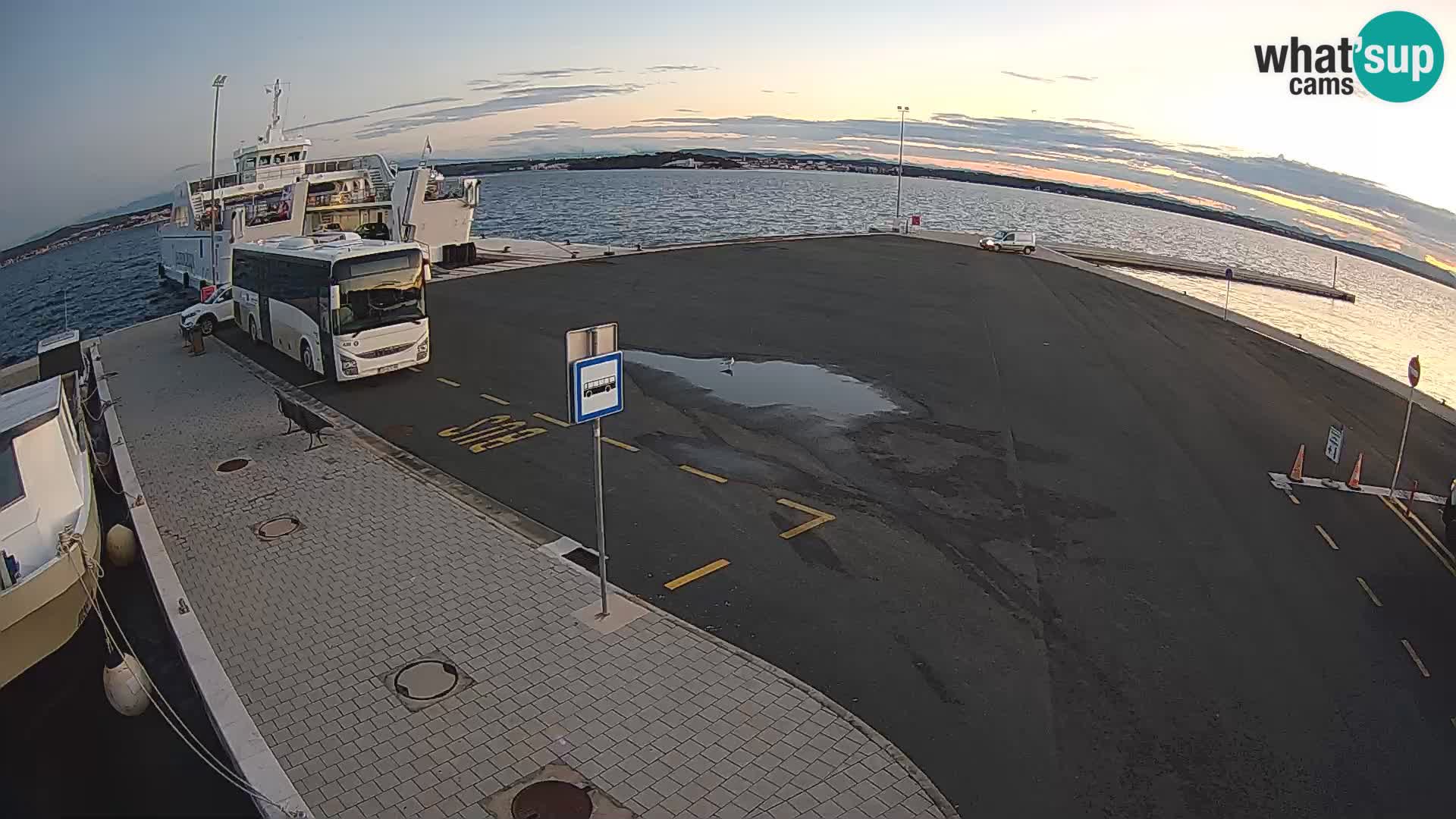 Tkon Live cam – ferry – Dalmatia – Croatia