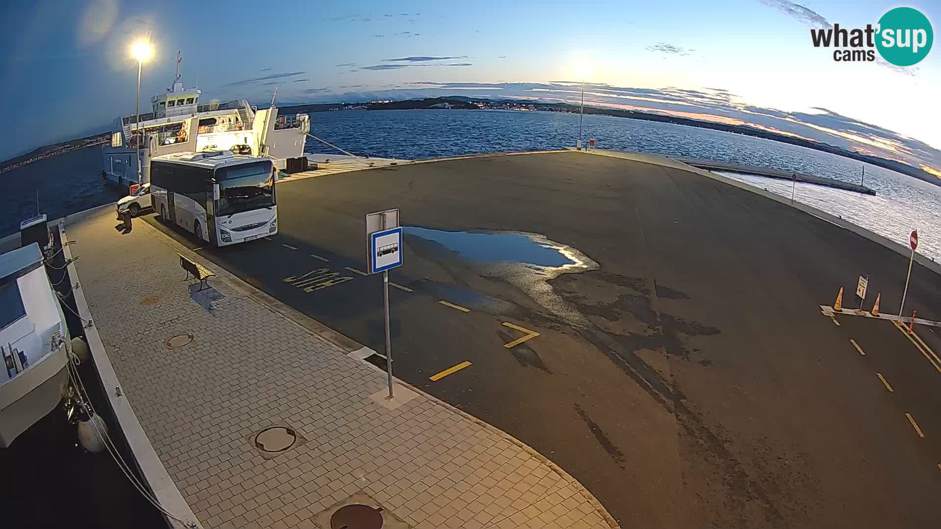 Tkon Live cam – ferry – Dalmatia – Croatia