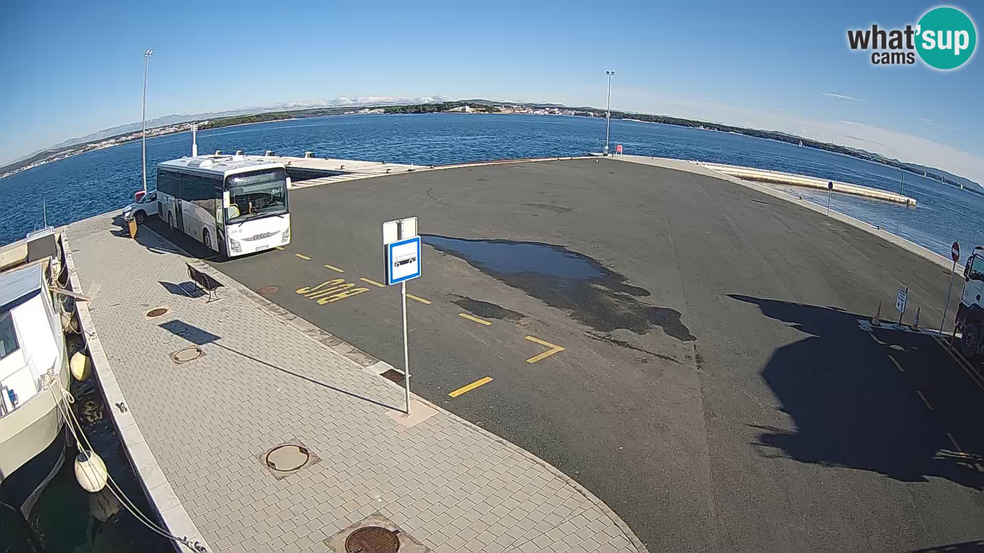 Tkon Live cam – ferry – Dalmatia – Croatia