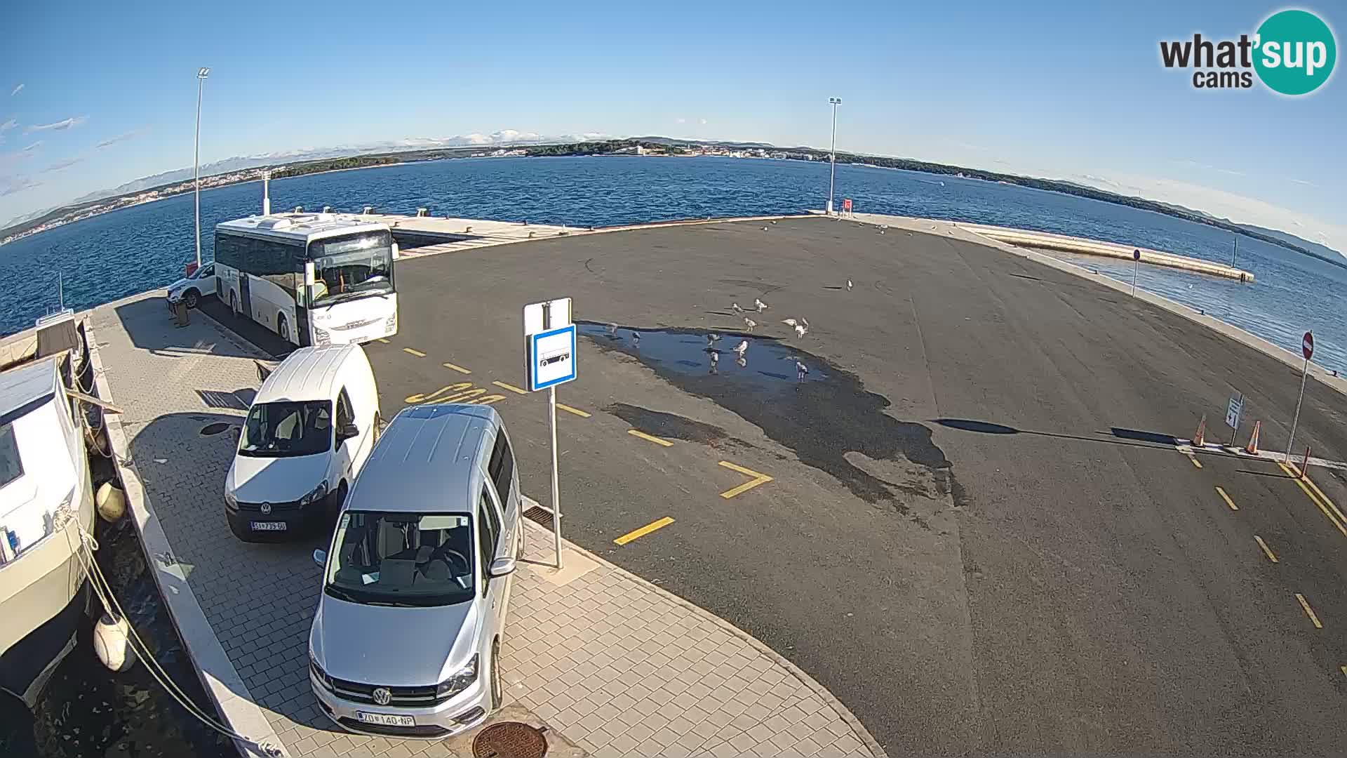 Tkon Live cam – ferry – Dalmatia – Croatia