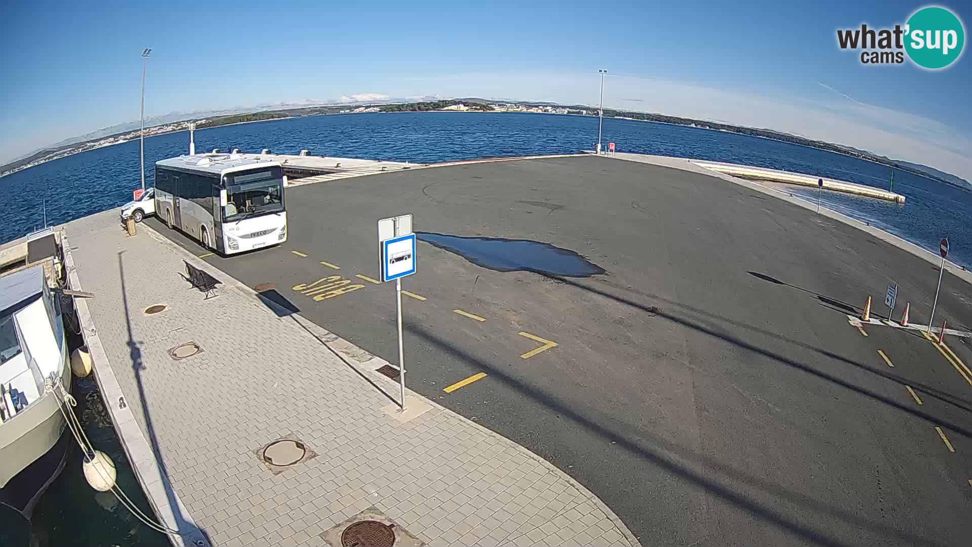 Tkon Live cam – traghetto – Dalmazia – Croazia
