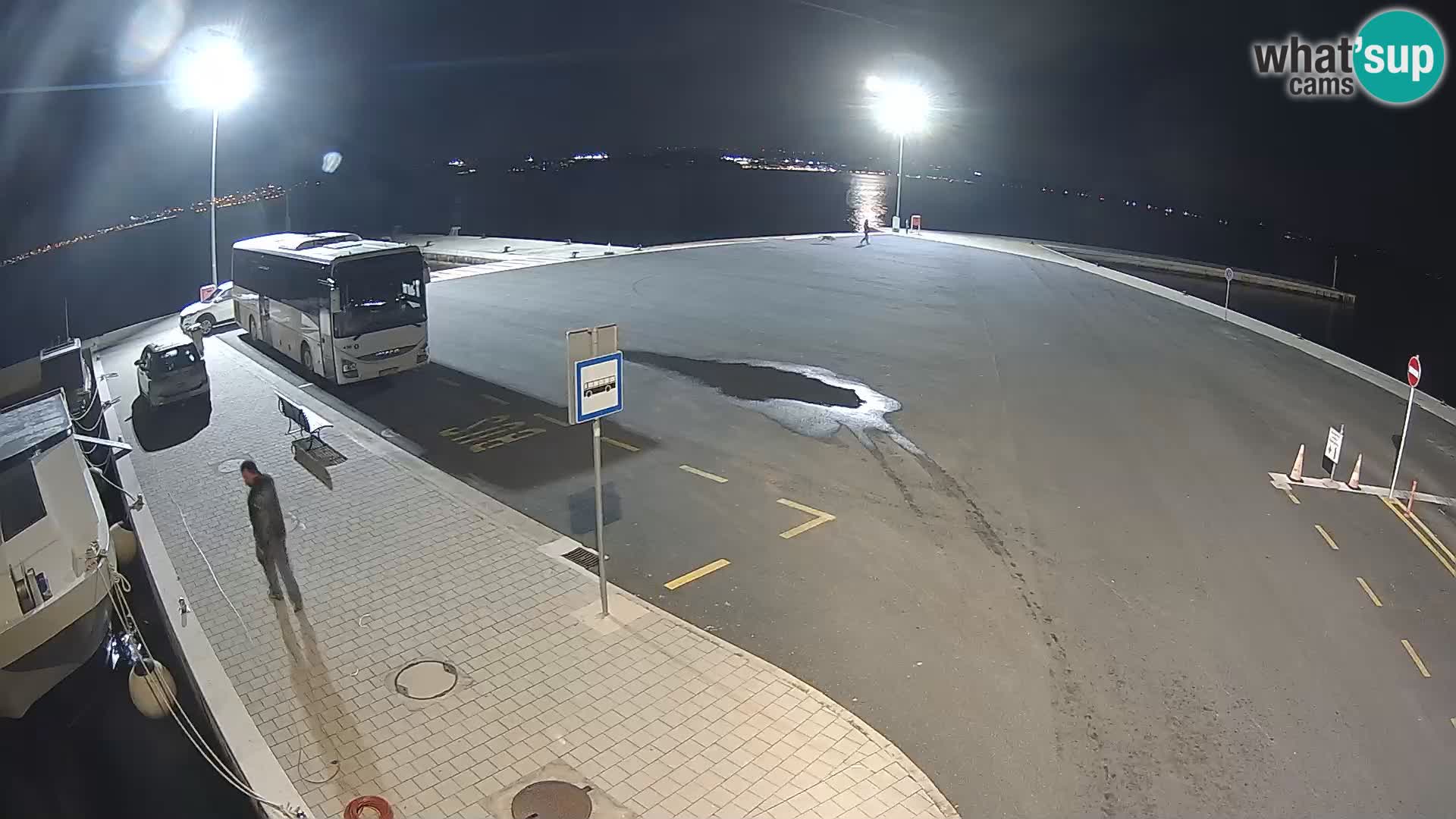 Tkon Live cam – ferry – Dalmatie – Croatie