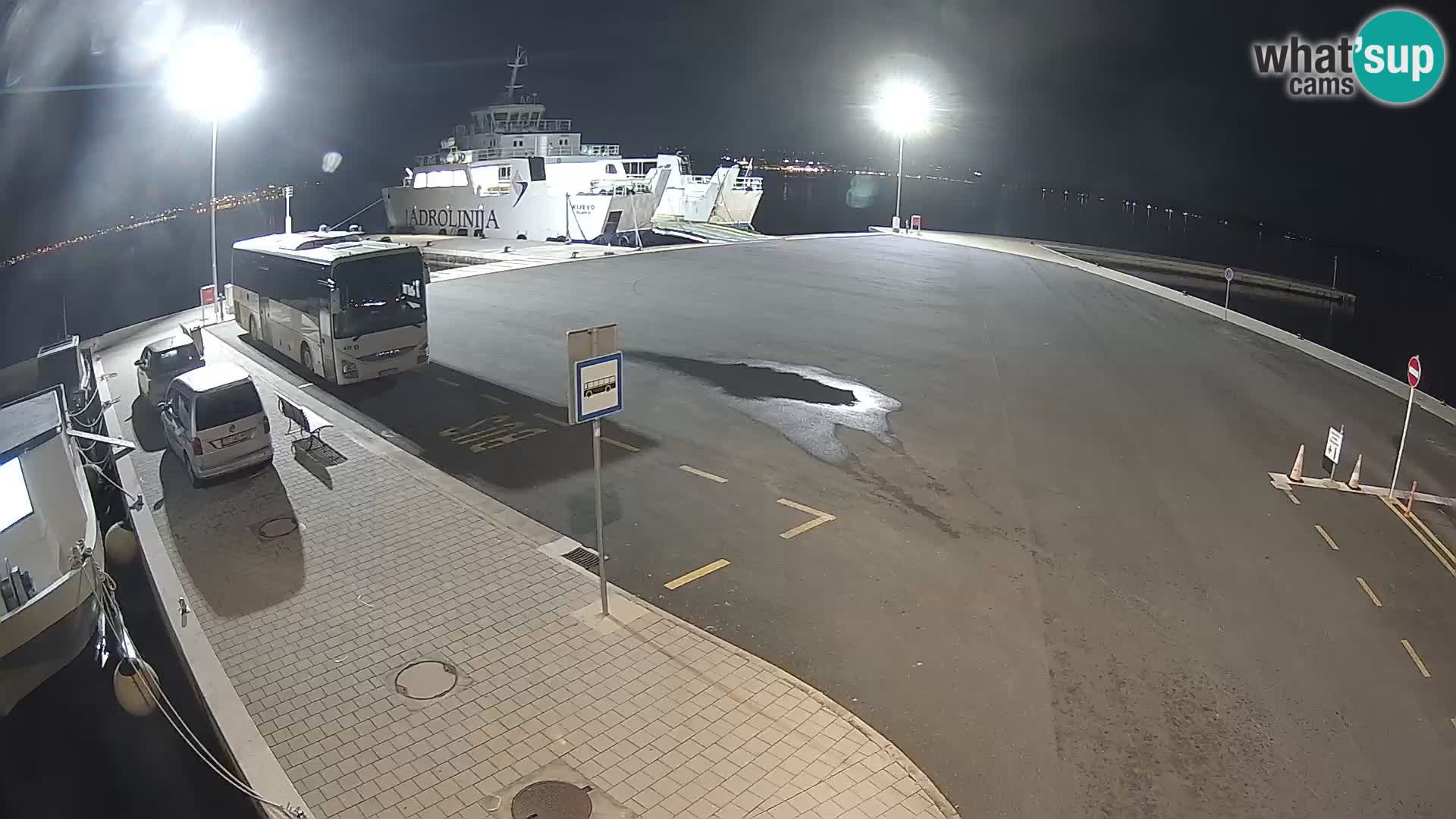 Tkon Live cam – ferry – Dalmatia – Croatia