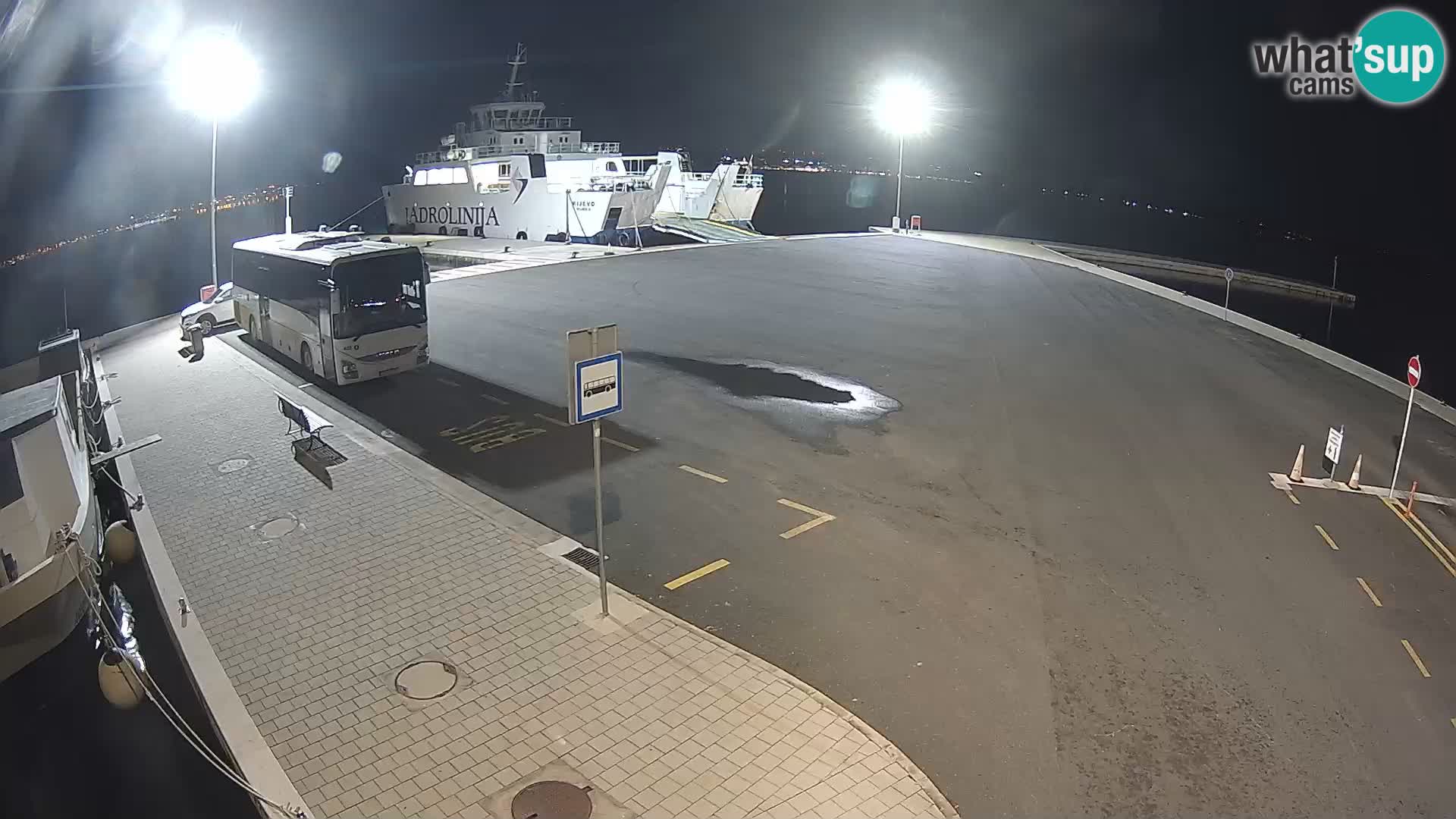 Tkon Live cam – ferry – Dalmatia – Croatia