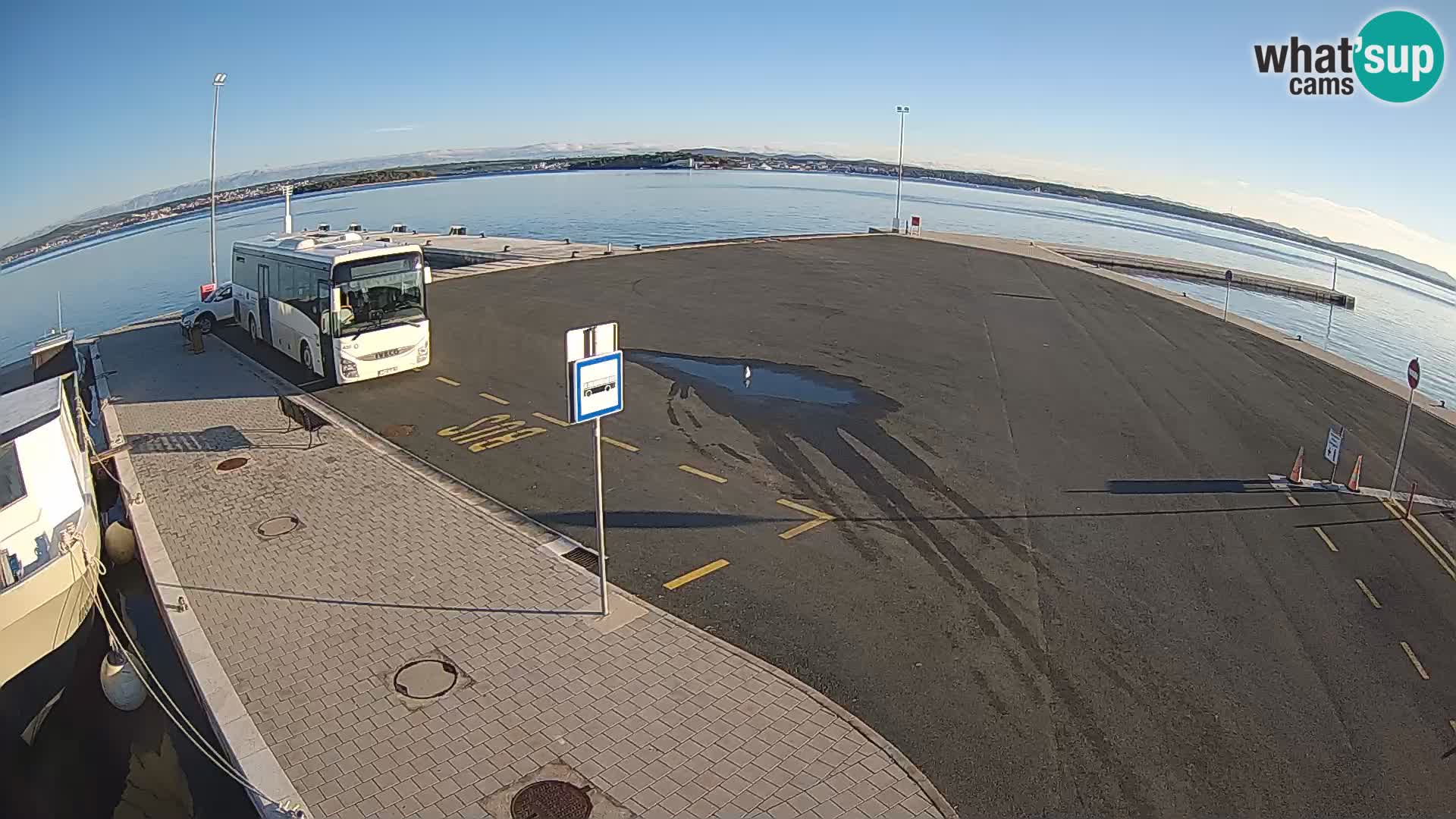 Tkon Live cam – ferry – Dalmatia – Croatia