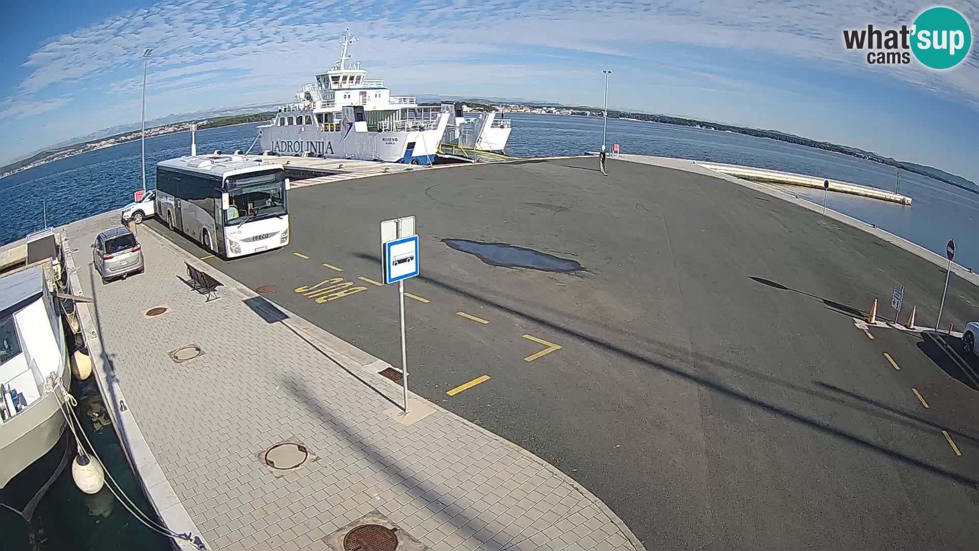 Tkon Live cam – Fähre – Dalmatien – Kroatien