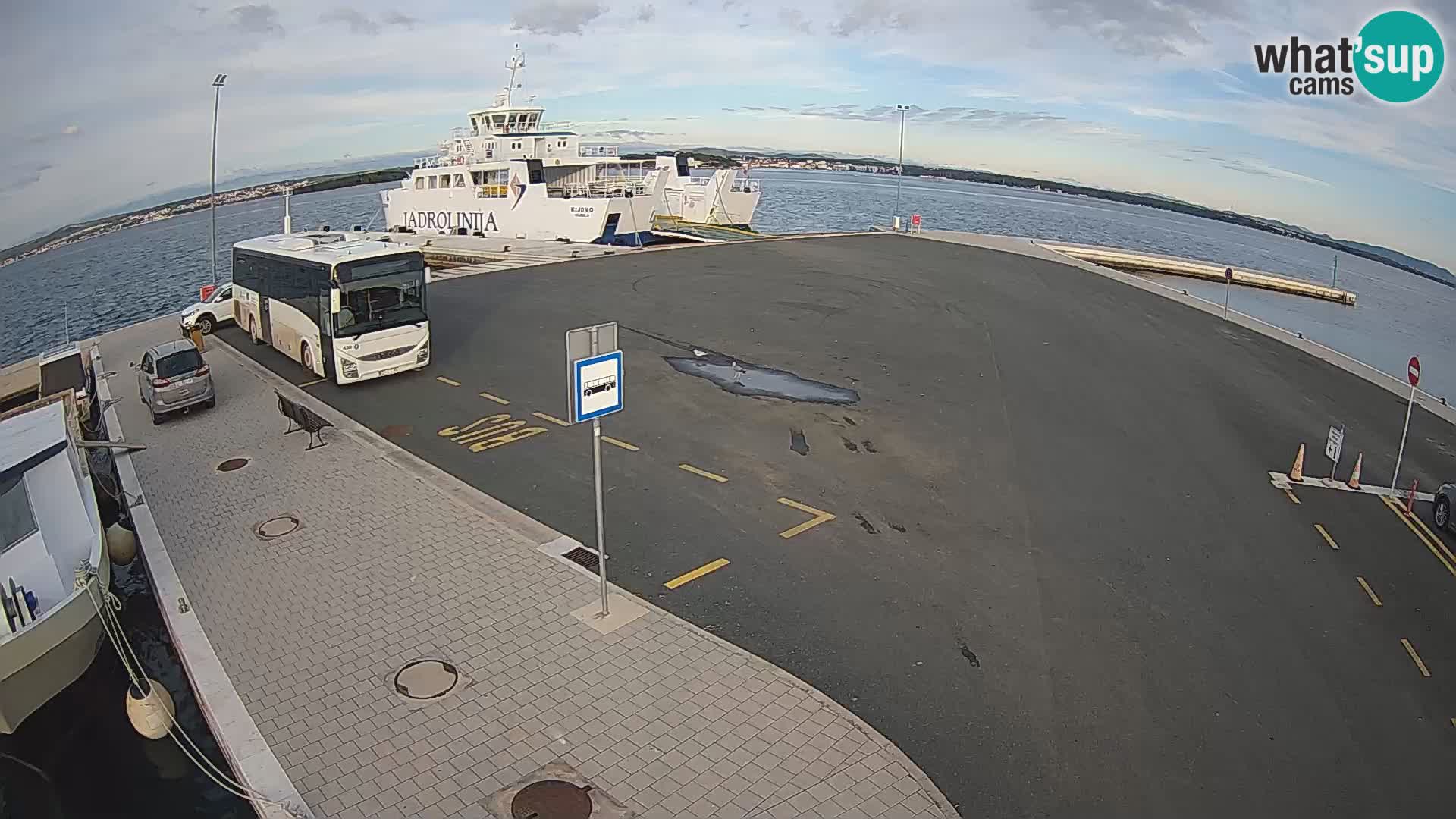Tkon Live cam – ferry – Dalmatia – Croatia