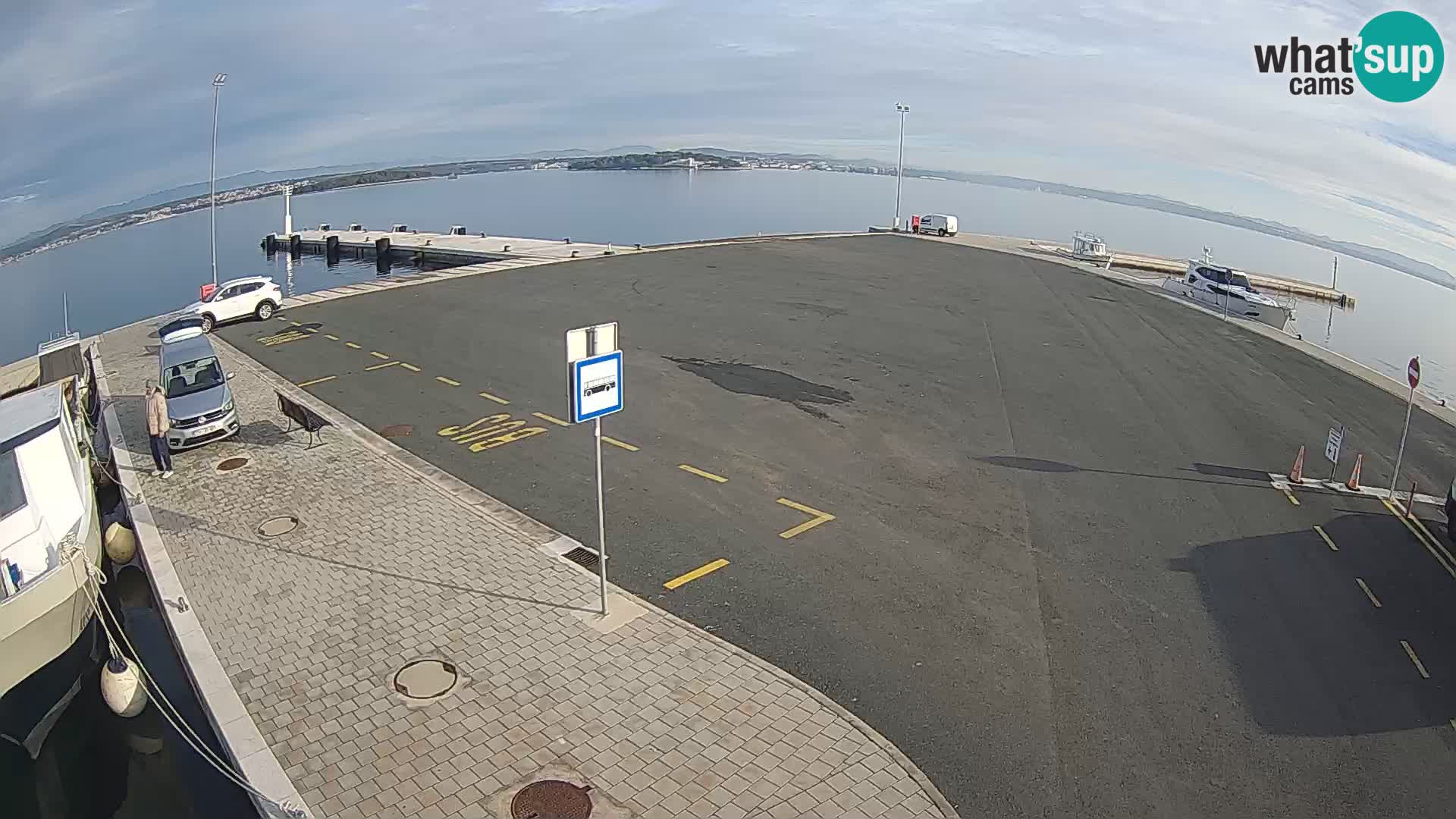 Tkon Live cam – ferry – Dalmatie – Croatie