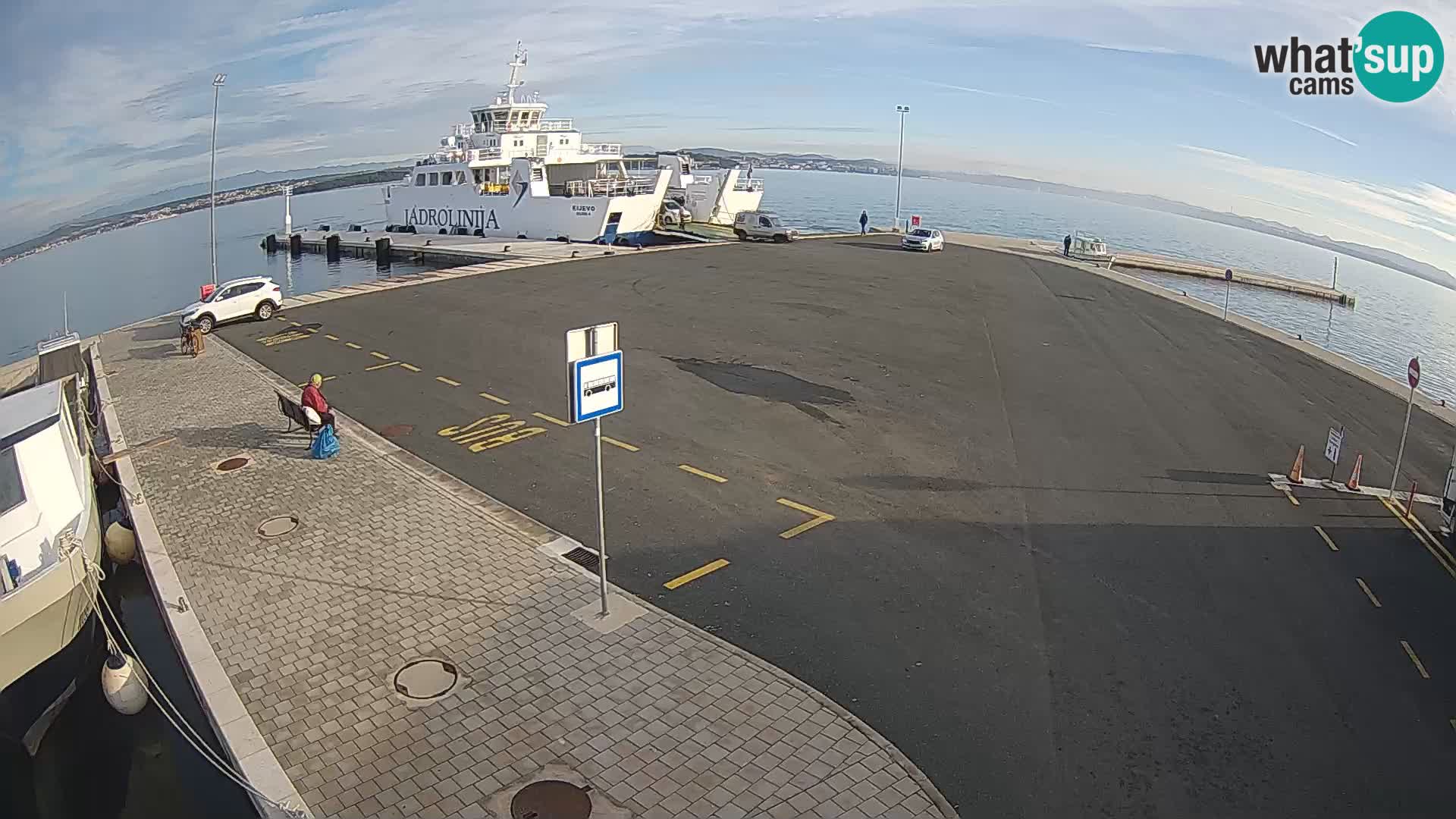 Tkon Live cam – ferry – Dalmatia – Croatia