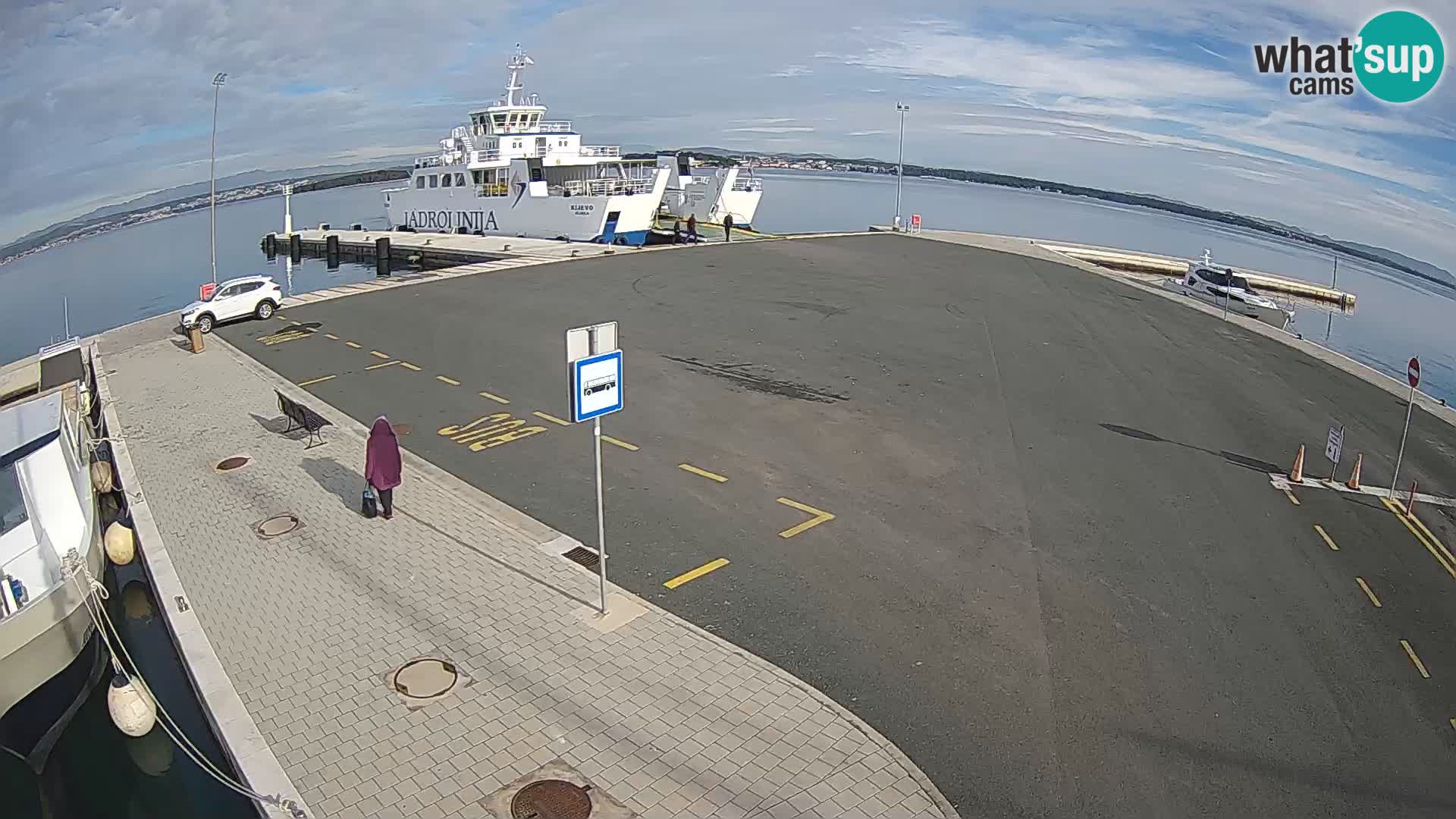 Tkon Live cam – ferry – Dalmatia – Croatia