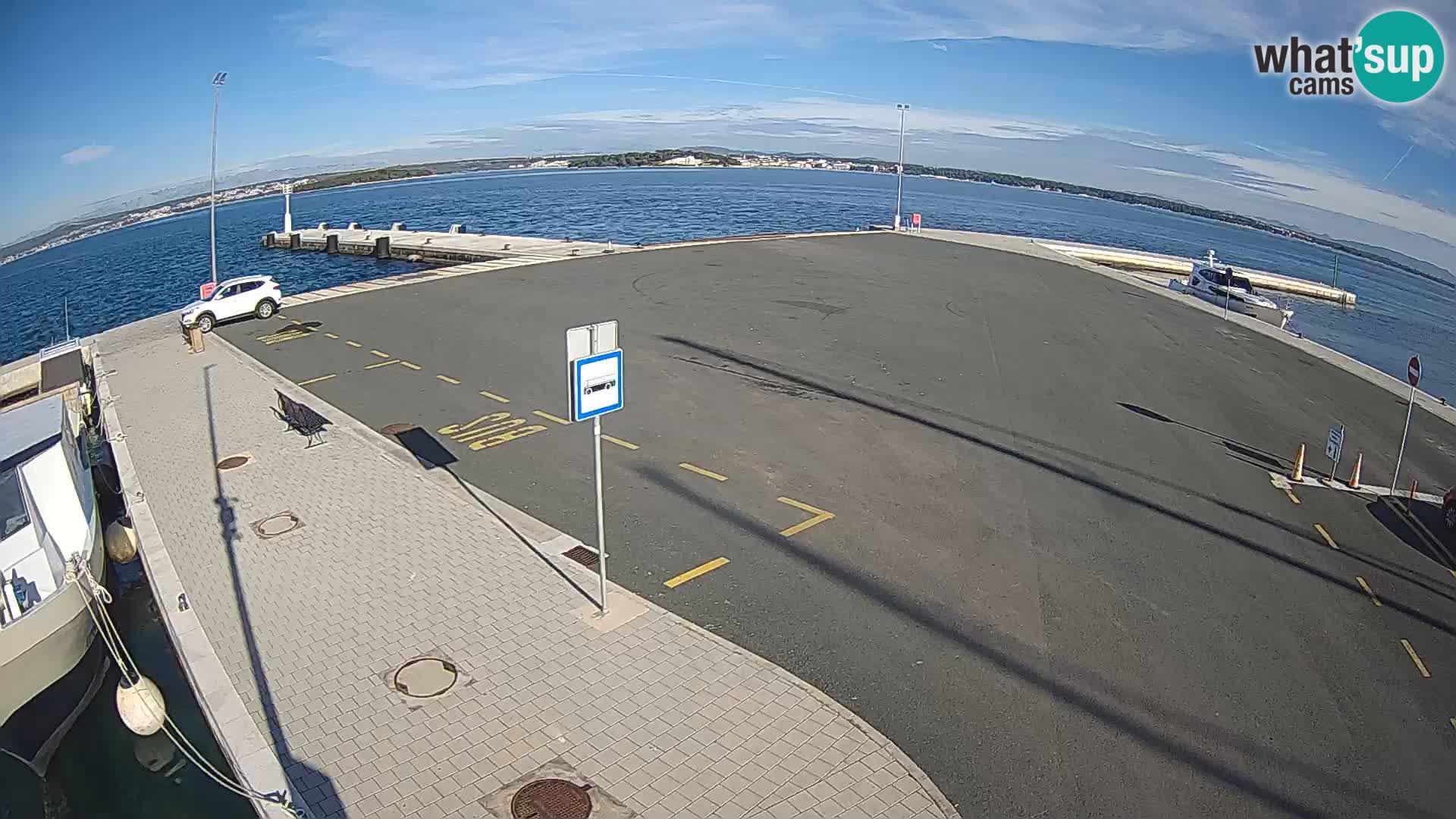 Tkon Live cam – ferry – Dalmatie – Croatie