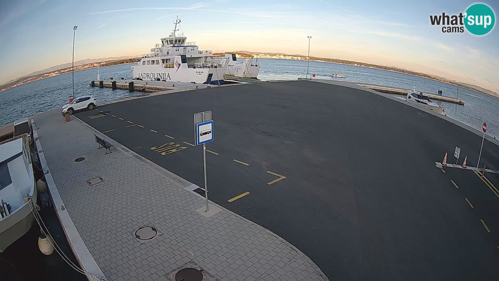 Tkon Live cam – ferry – Dalmatia – Croatia