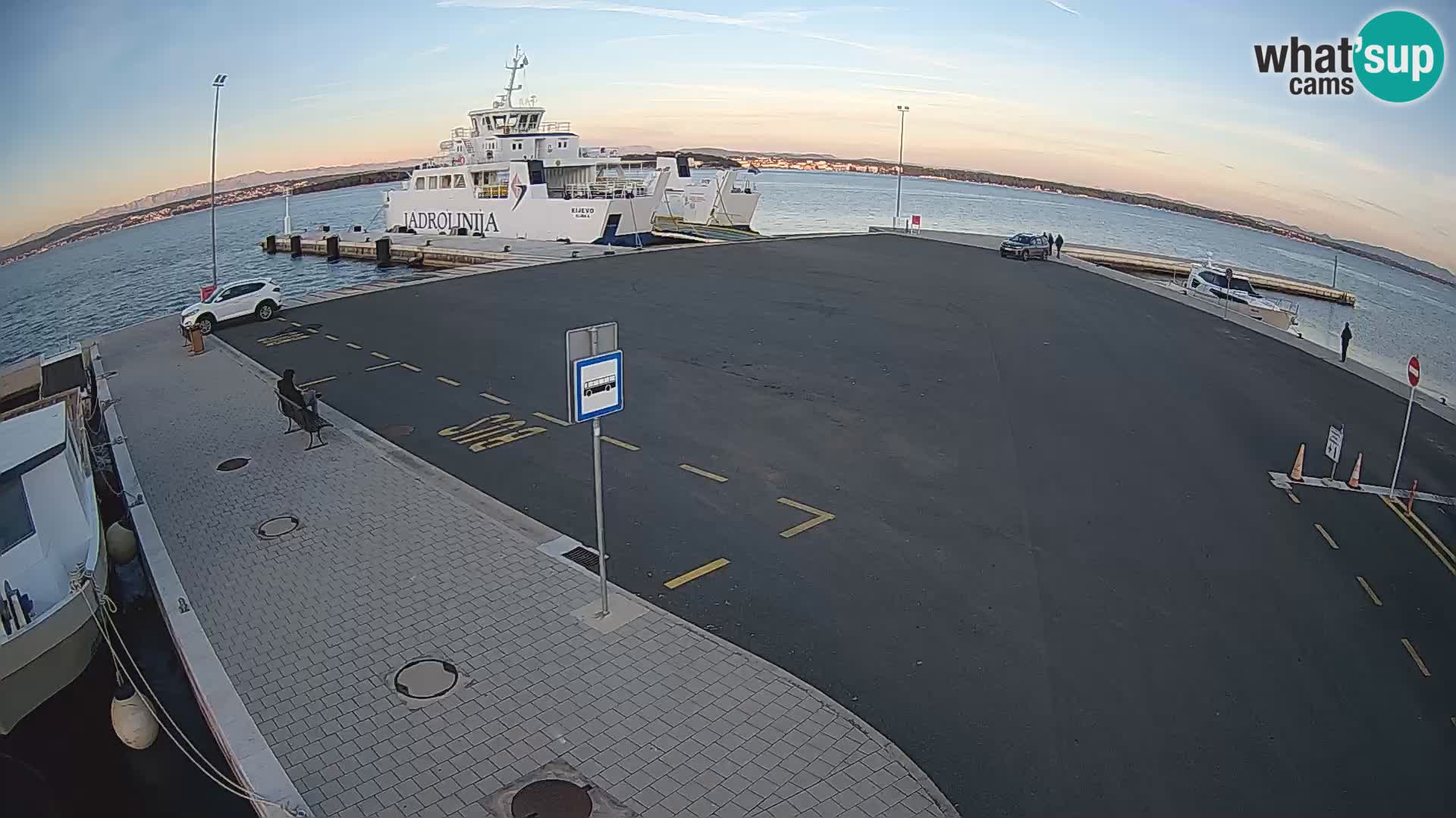 Tkon Live cam – traghetto – Dalmazia – Croazia