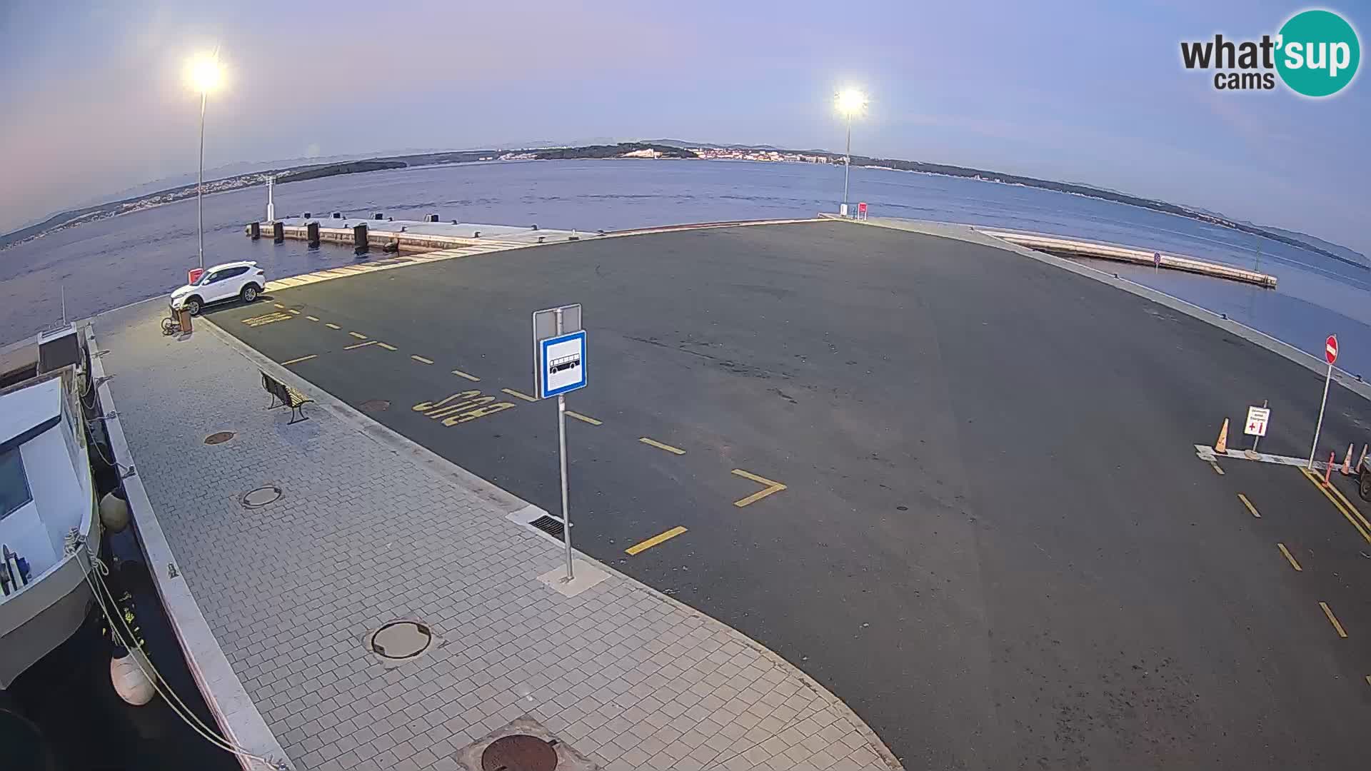 Tkon Live cam – ferry – Dalmatie – Croatie