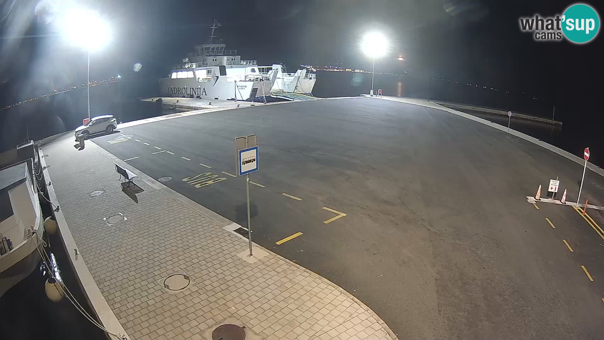 Tkon Live cam – ferry – Dalmatie – Croatie