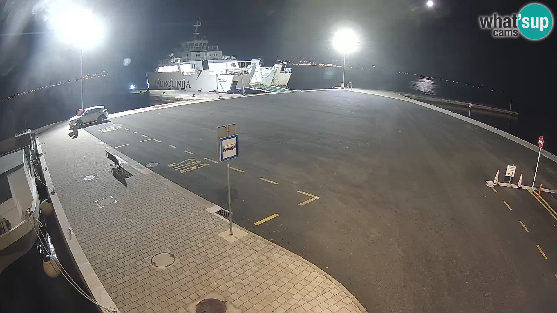 Tkon Live cam – ferry – Dalmatie – Croatie