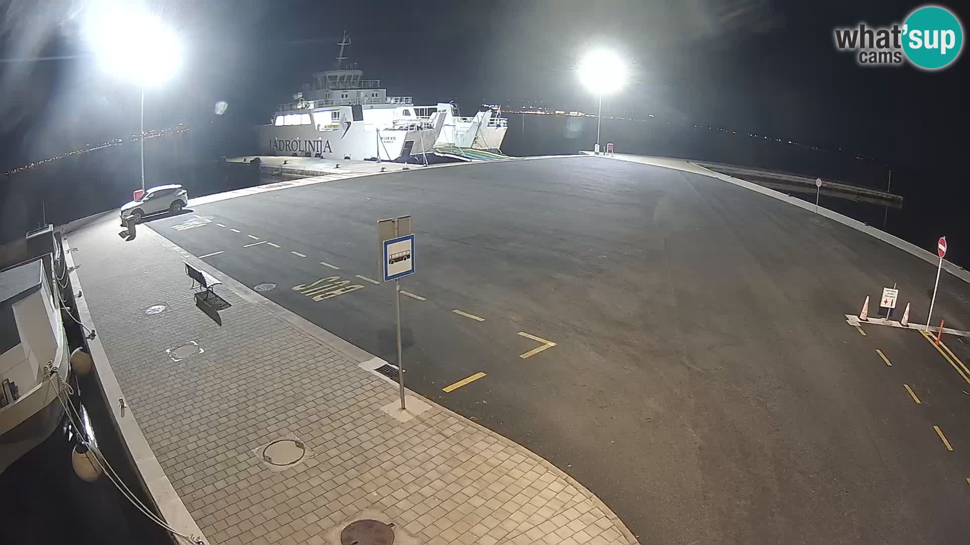 Tkon Live cam – ferry – Dalmatie – Croatie