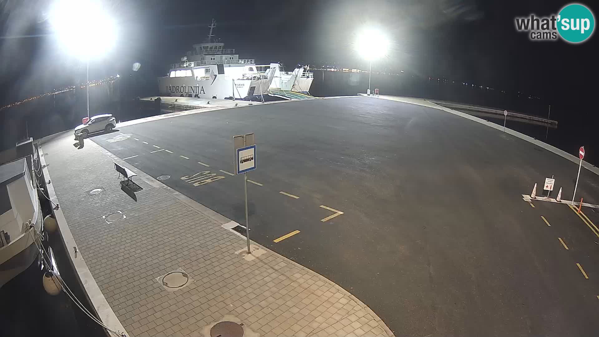 Tkon v živo – trajekt – Dalmacija – Hrvaška